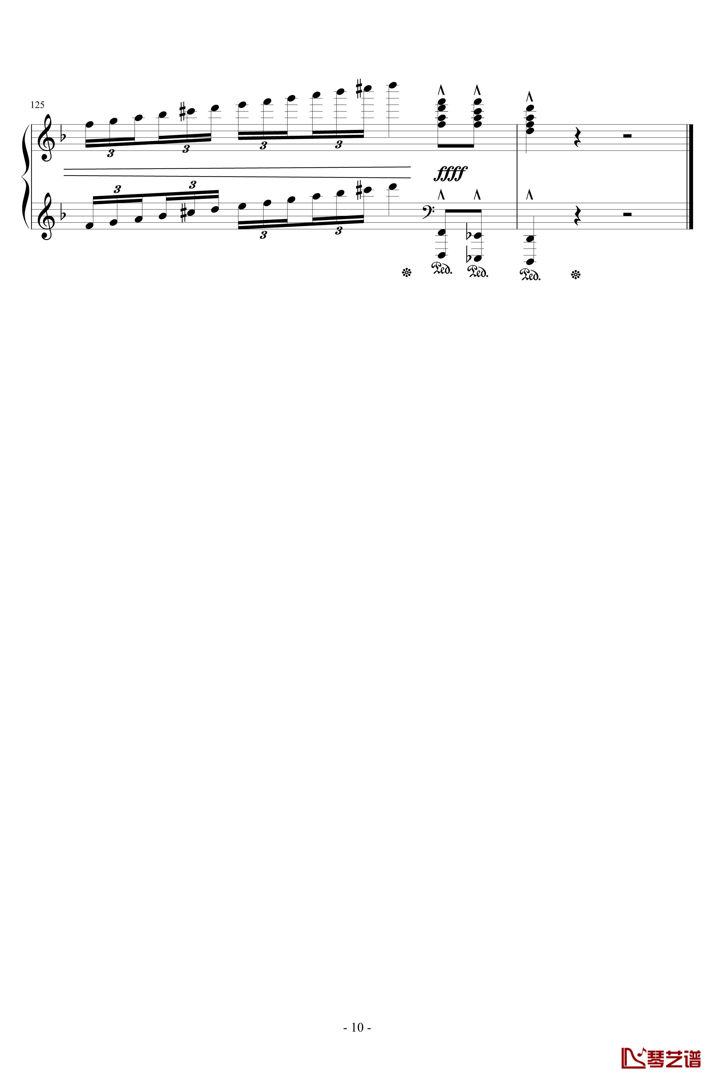 单翼天使钢琴版钢琴谱-植松伸夫10