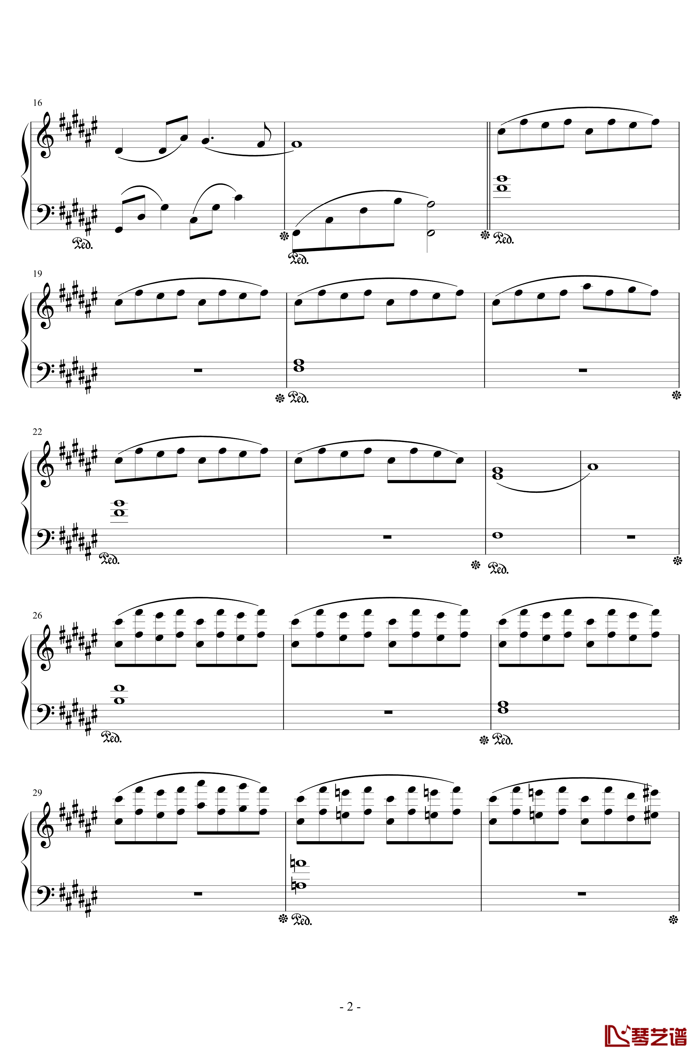 いつかのひかり钢琴谱-MANYO2