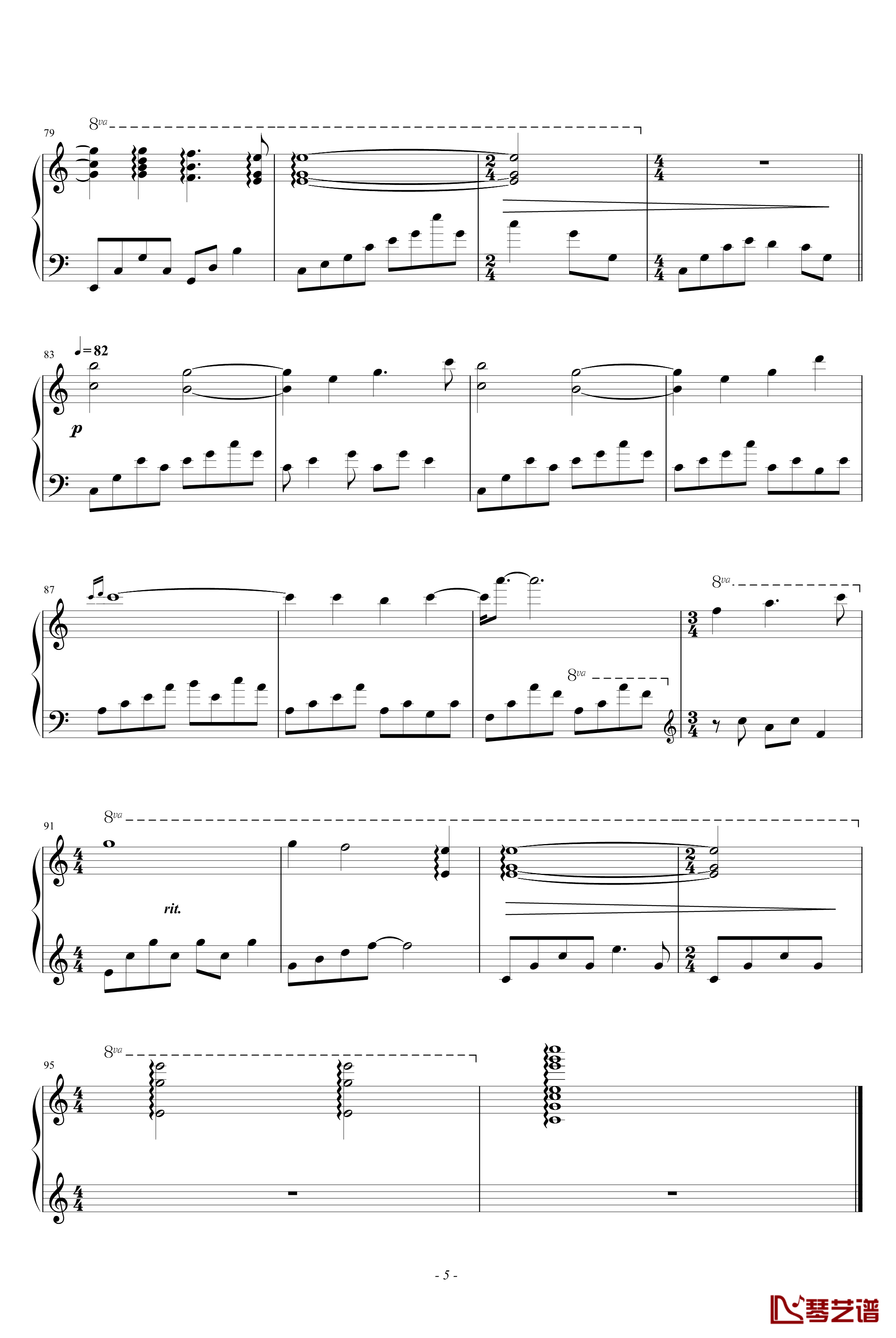 Gracefully钢琴谱-Giovanni Marradi-乔瓦尼5