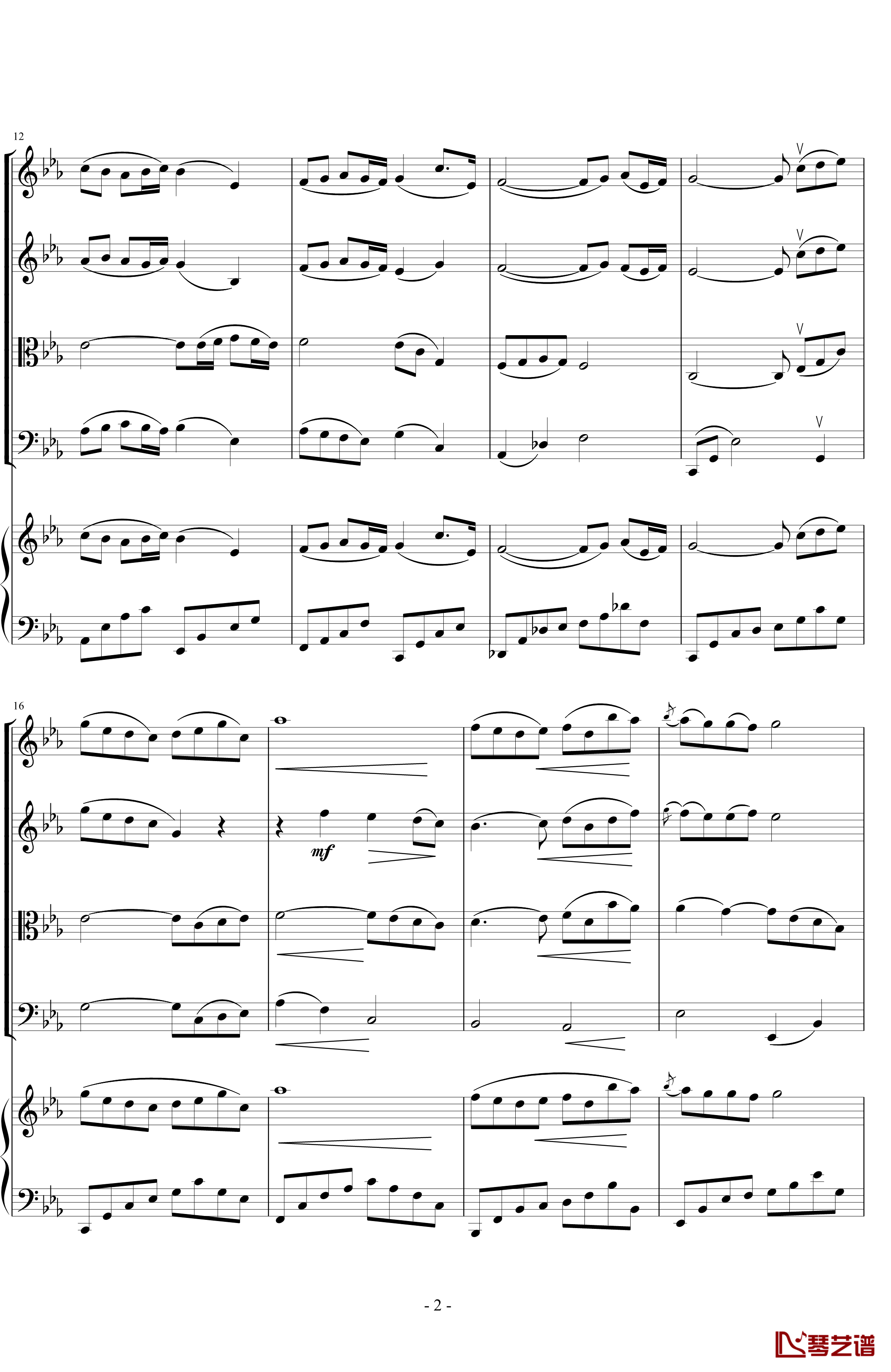 adagio in c minor钢琴谱-柔版-雅尼2
