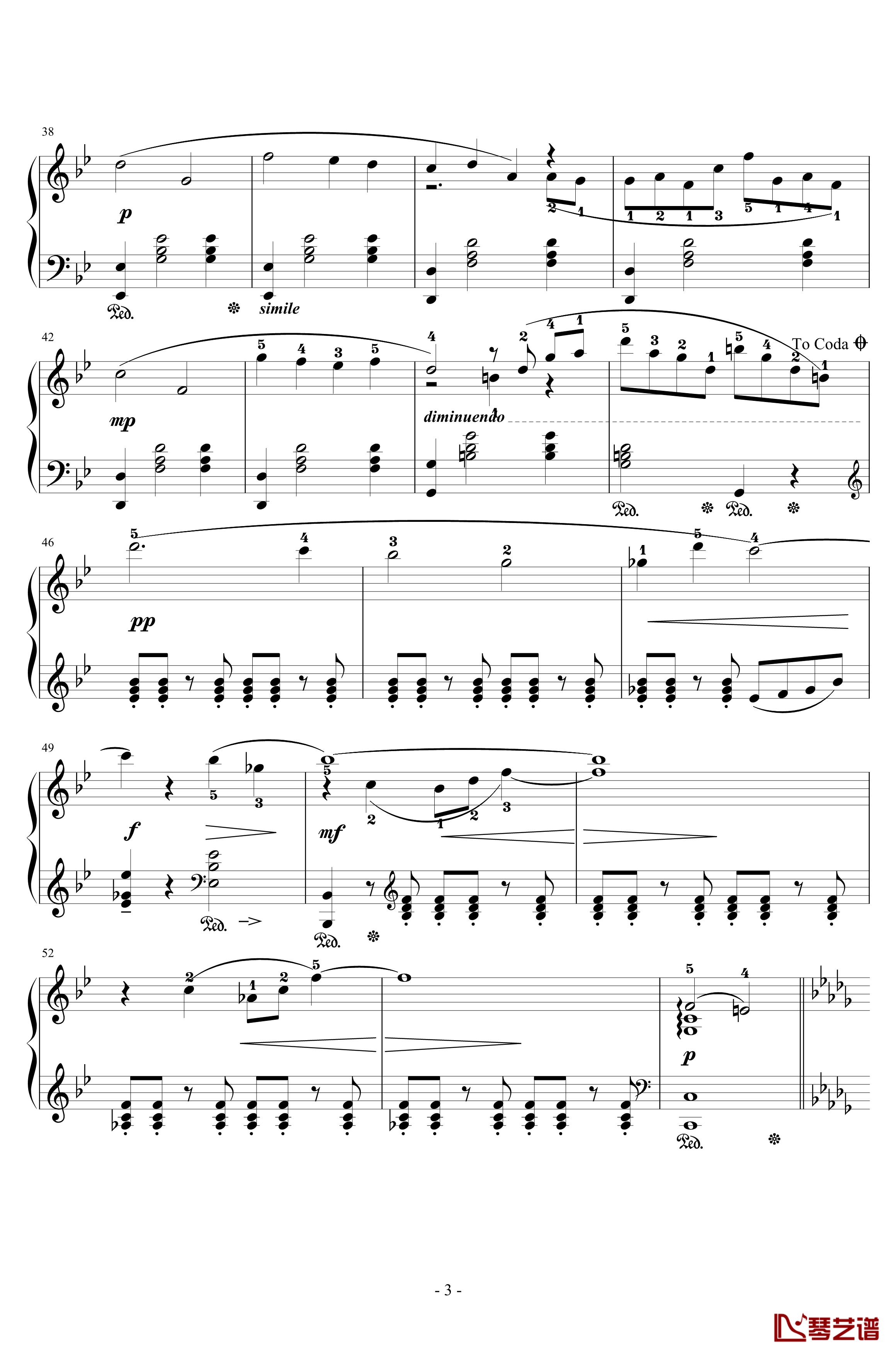 最终幻想5主旋律钢琴谱-植松伸夫3