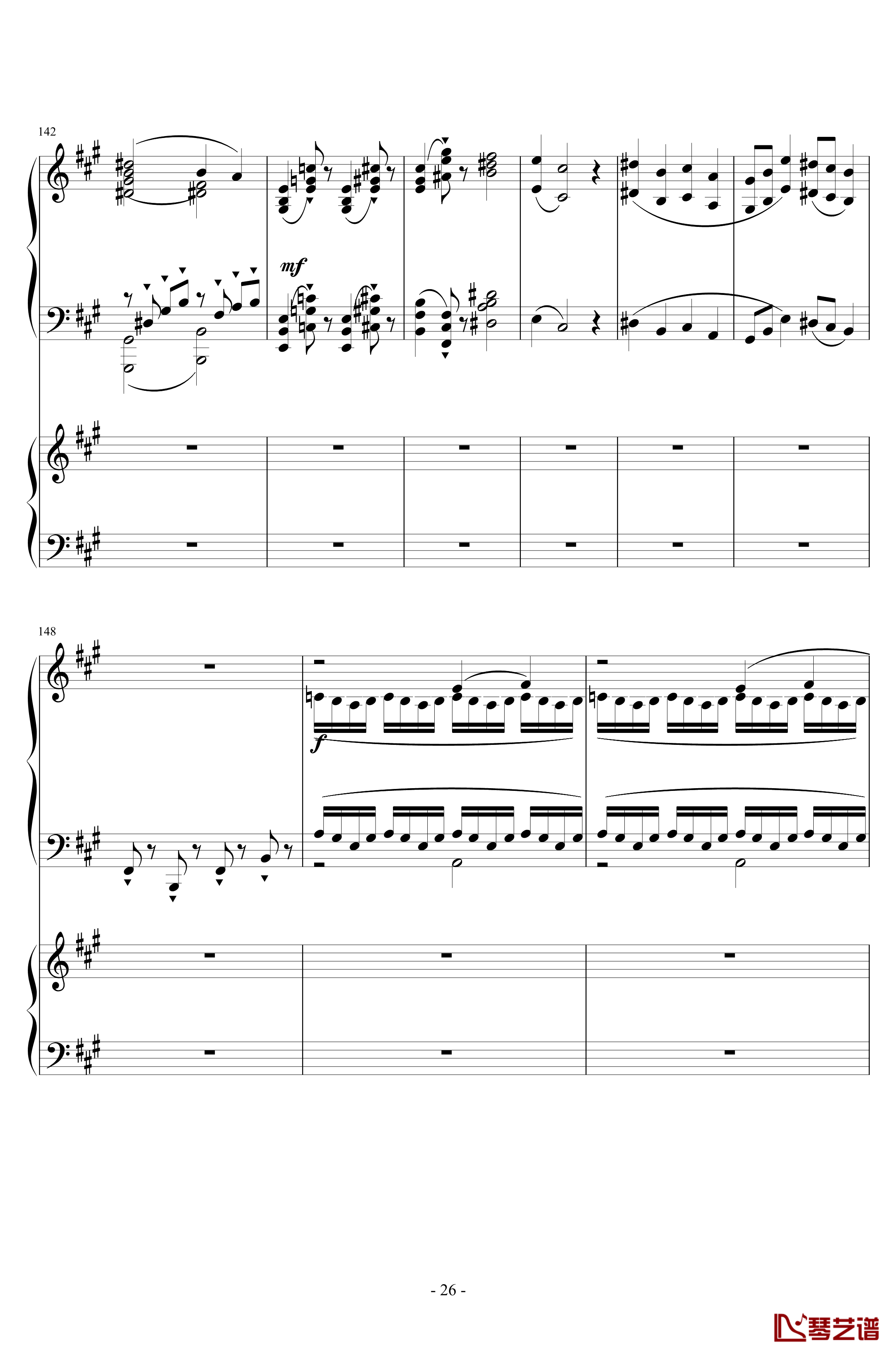Piano Concerto No.6 in sharp F Minor Op.57 I.钢琴谱-一个球26