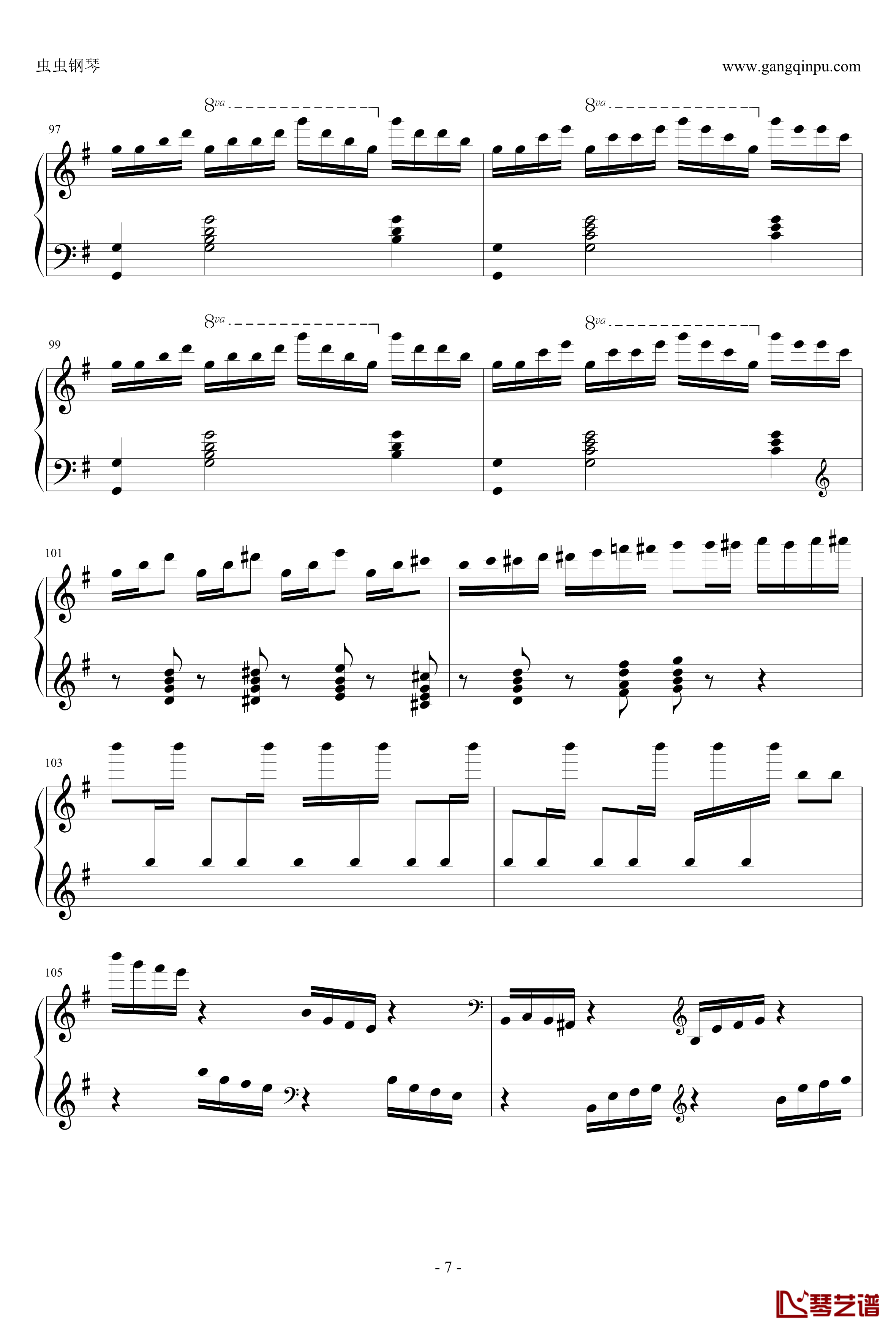 New World Concerto钢琴谱-新世界钢琴协奏曲-马克西姆演奏版本-Maksim·Mrvica7