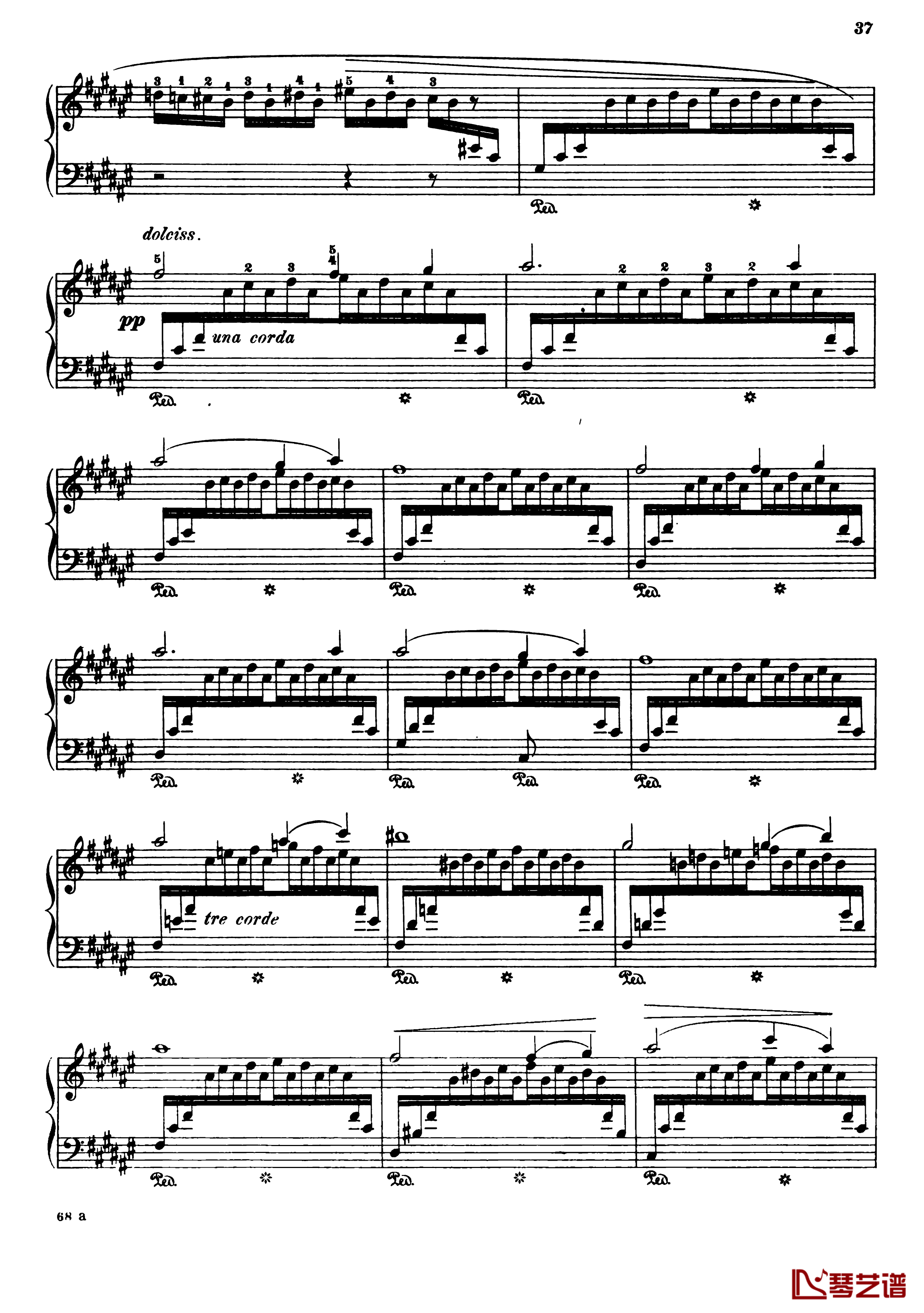 纺纱工练习曲钢琴谱-Op.157  No.2-克拉夫特6
