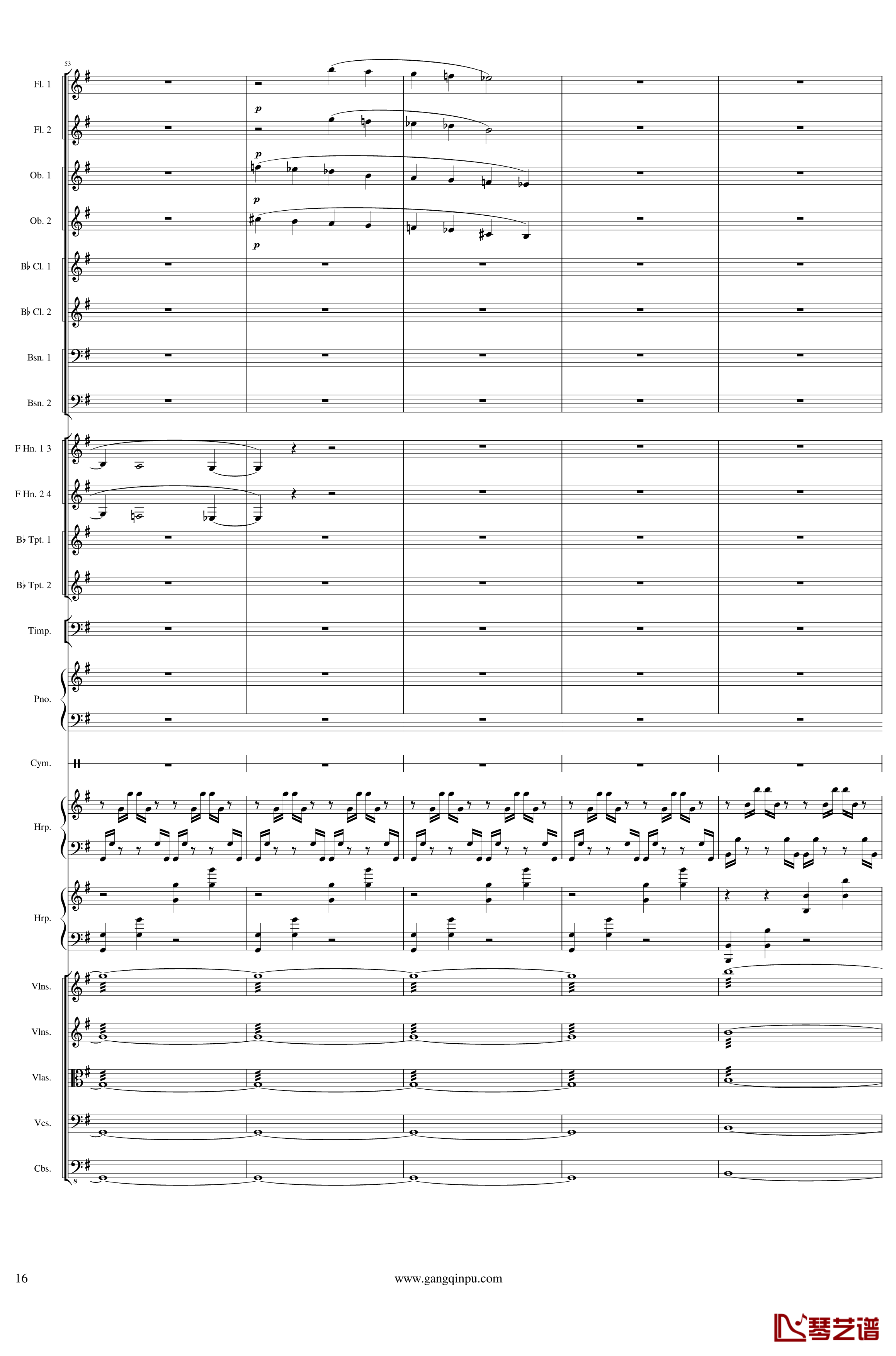 Symphonic Poem No.3, Op.91 Part 2钢琴谱-一个球16
