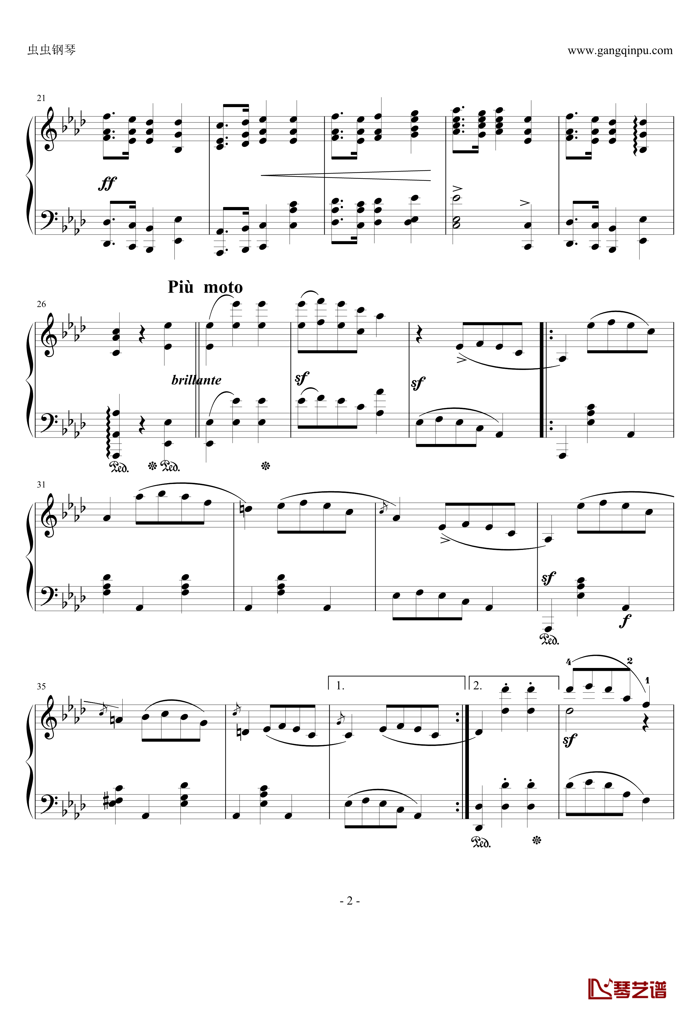 狂欢节钢琴谱-之前奏-舒曼2