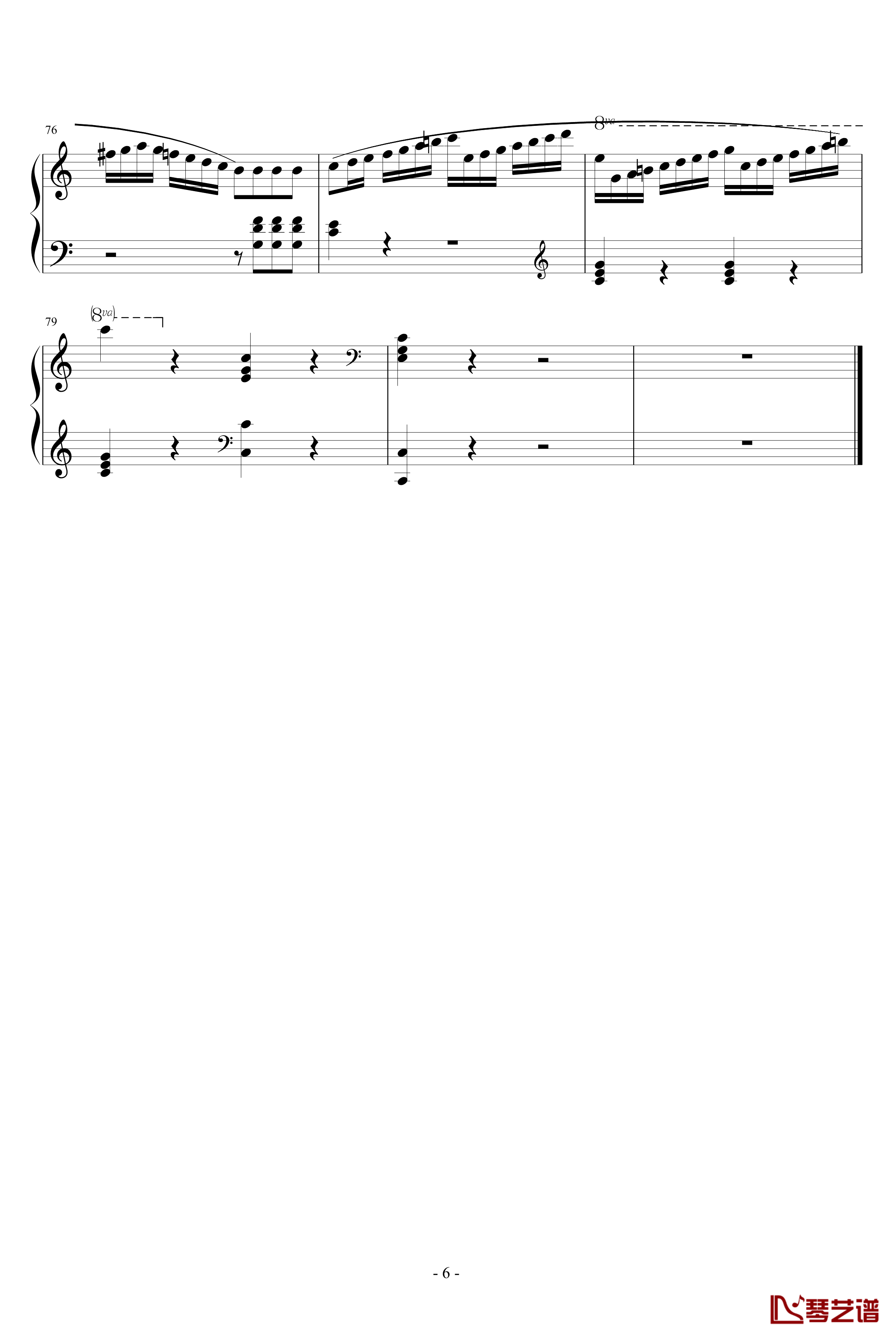 小奏鸣曲钢琴谱-Op20.No.1-库劳6