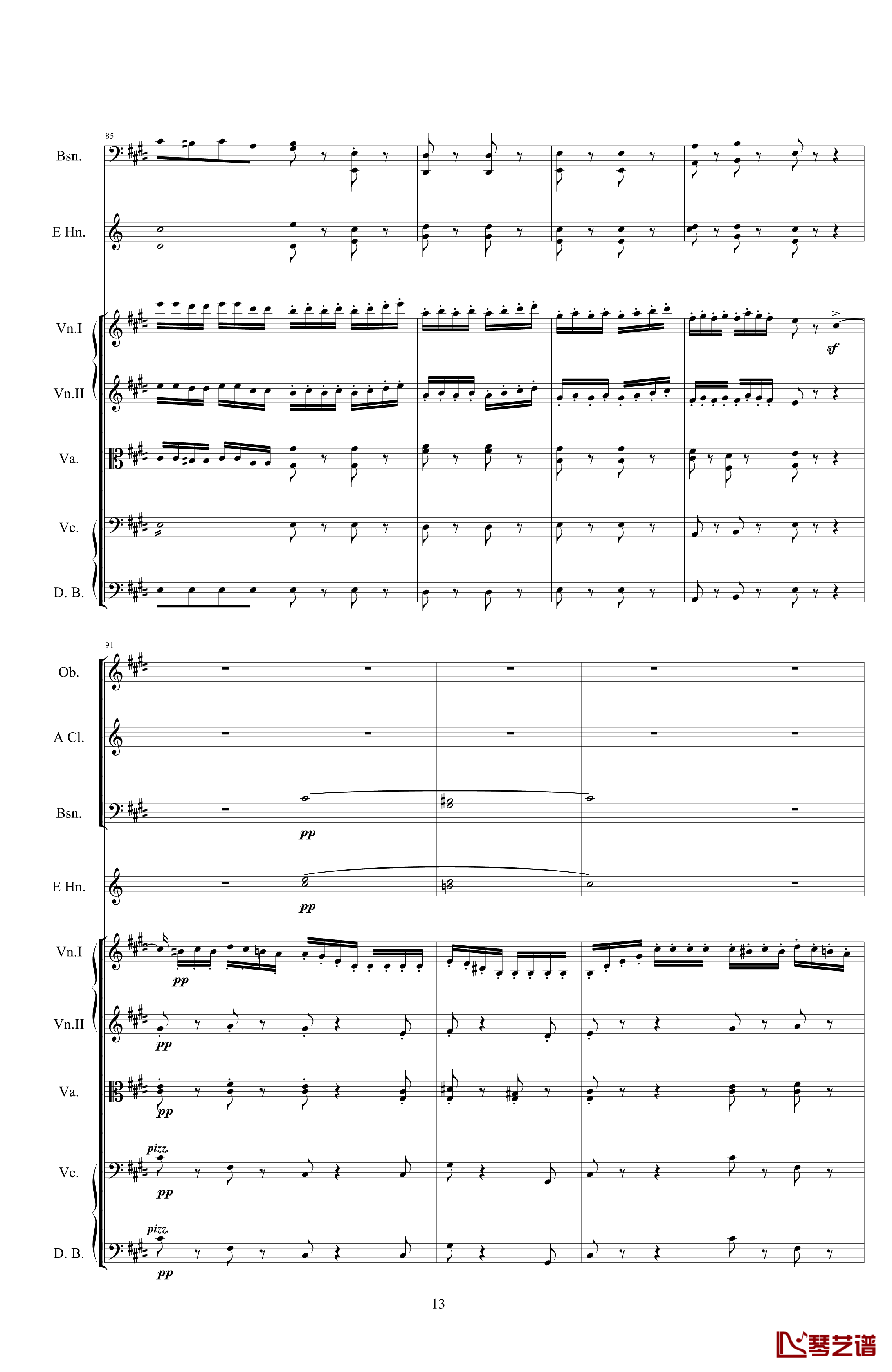 威廉退尔序曲钢琴谱-原版扒谱-罗西尼13