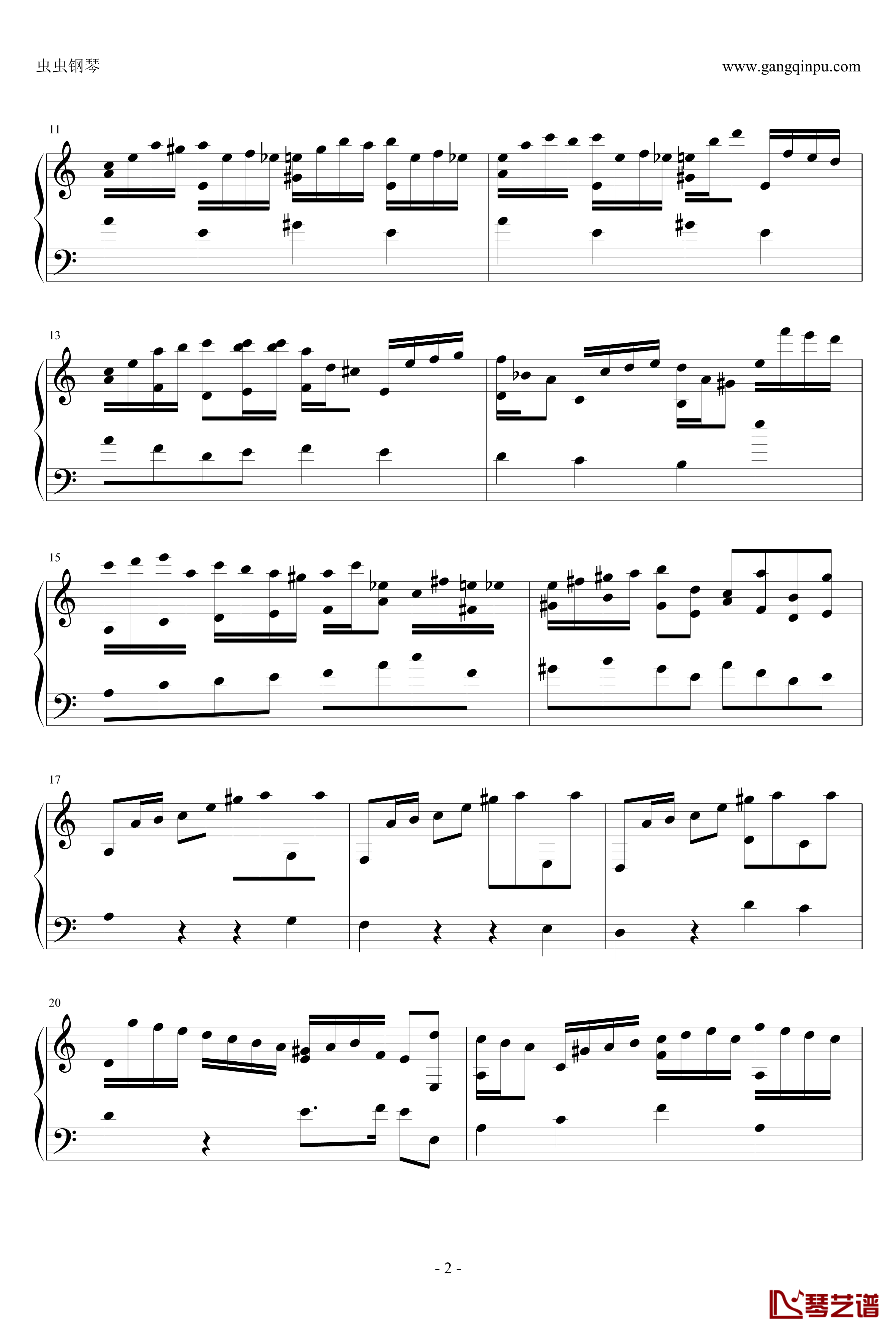 suite de Bach钢琴谱-J.S.巴赫2