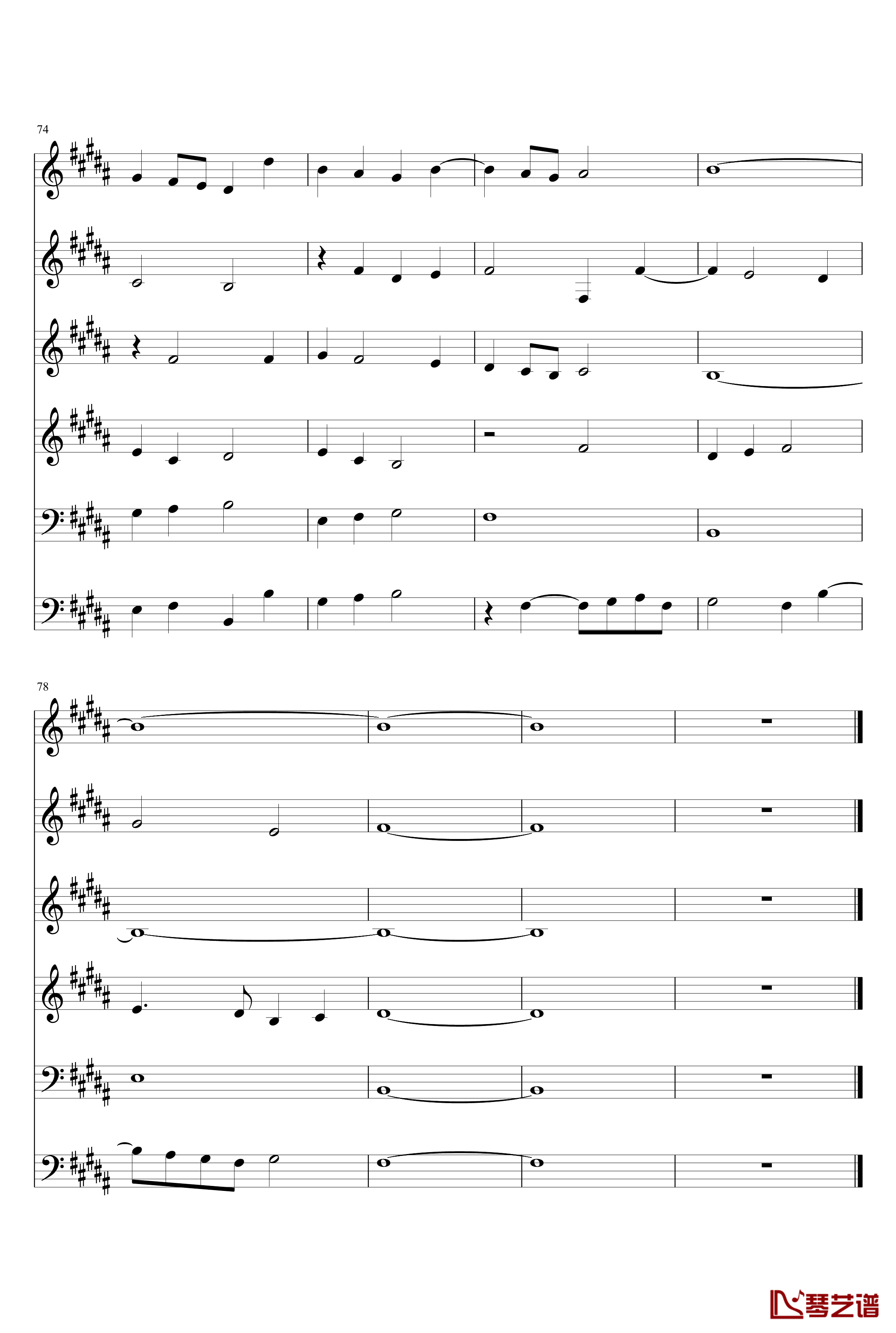 Missa Papae Marcelli钢琴谱-Kyrie-帕莱斯特里那-Palestrina9