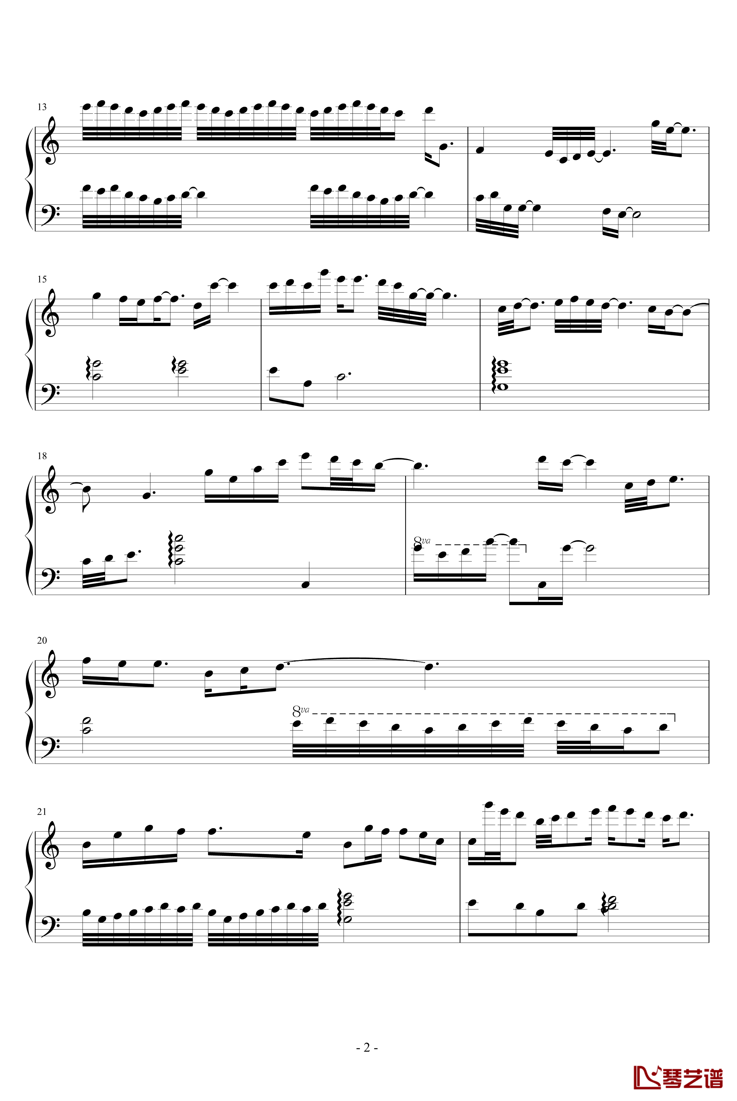 Eau Douce钢琴谱-清水-竹昔2