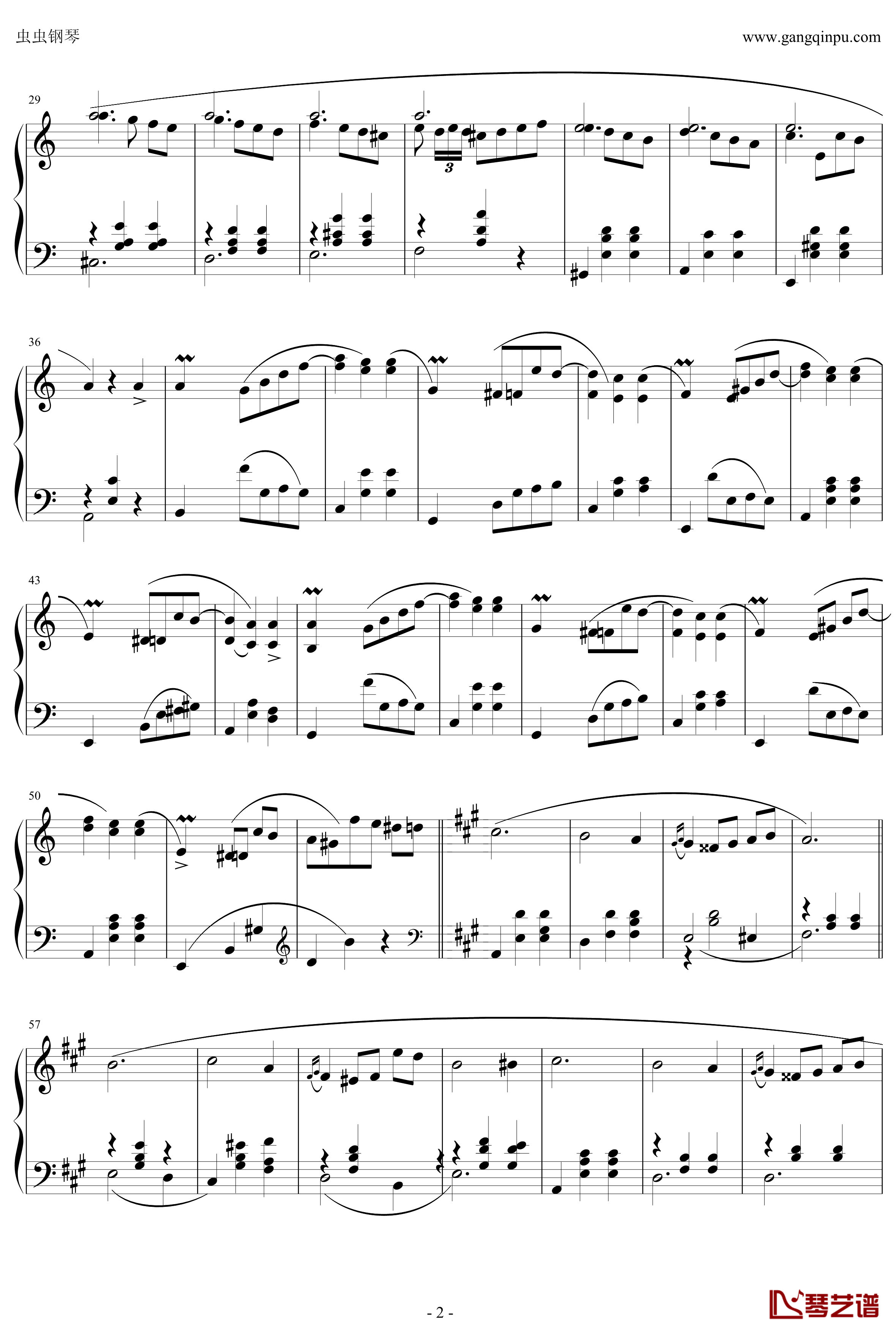 萧邦圆舞曲Op34No.2钢琴谱-肖邦-chopin2
