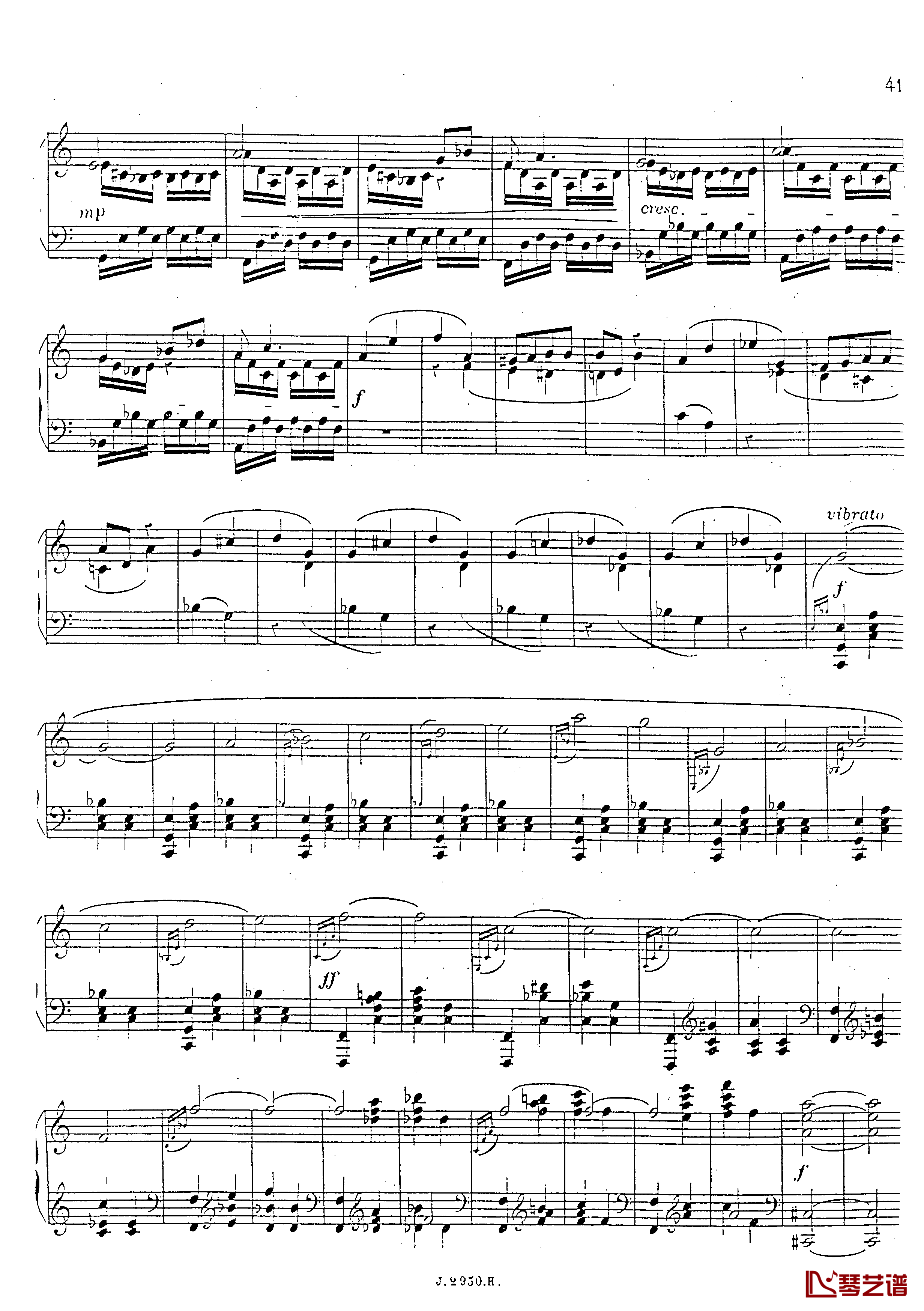 a小调第四钢琴奏鸣曲钢琴谱-安东 鲁宾斯坦- Op.10042
