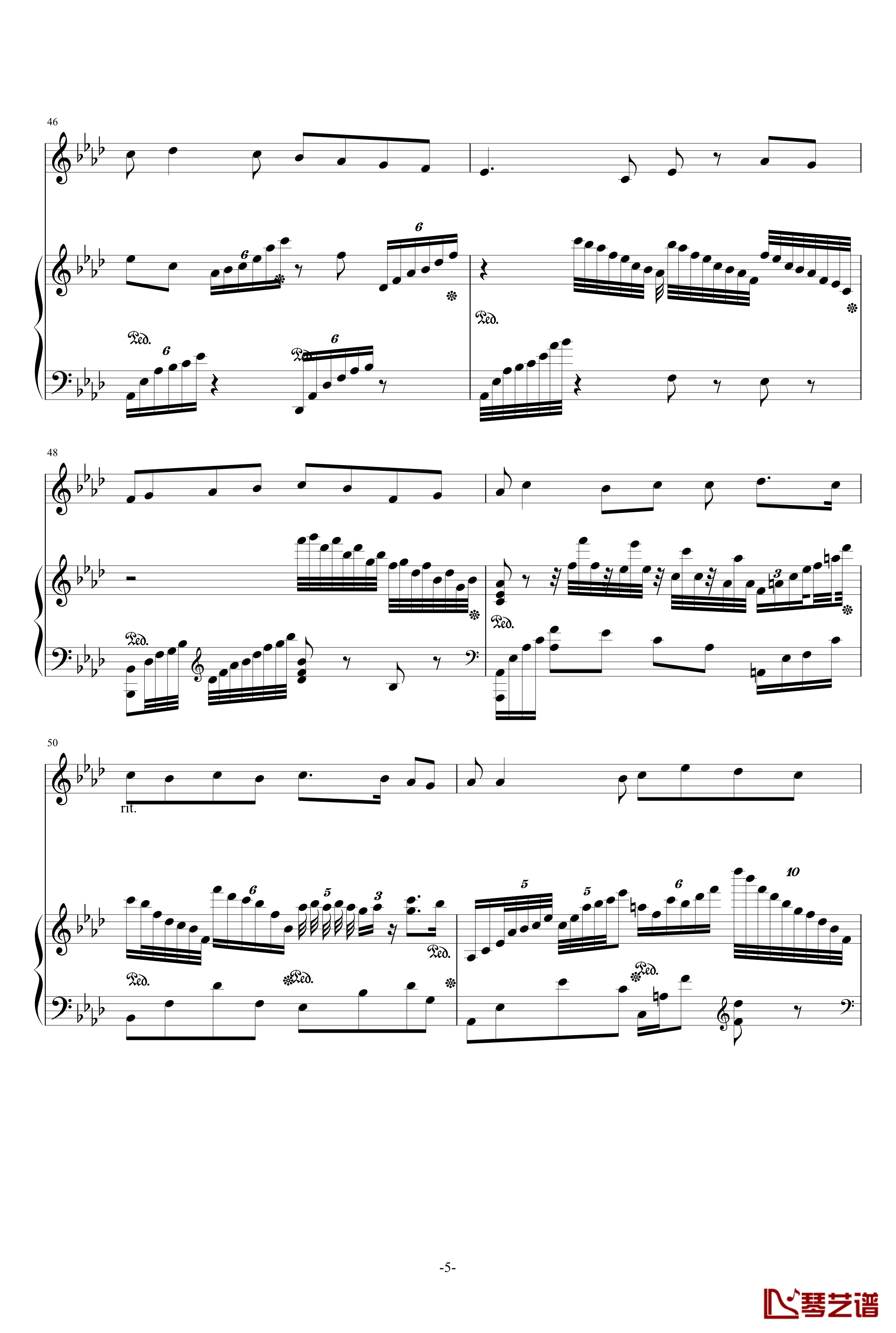 游移的月亮钢琴谱-贝里尼5