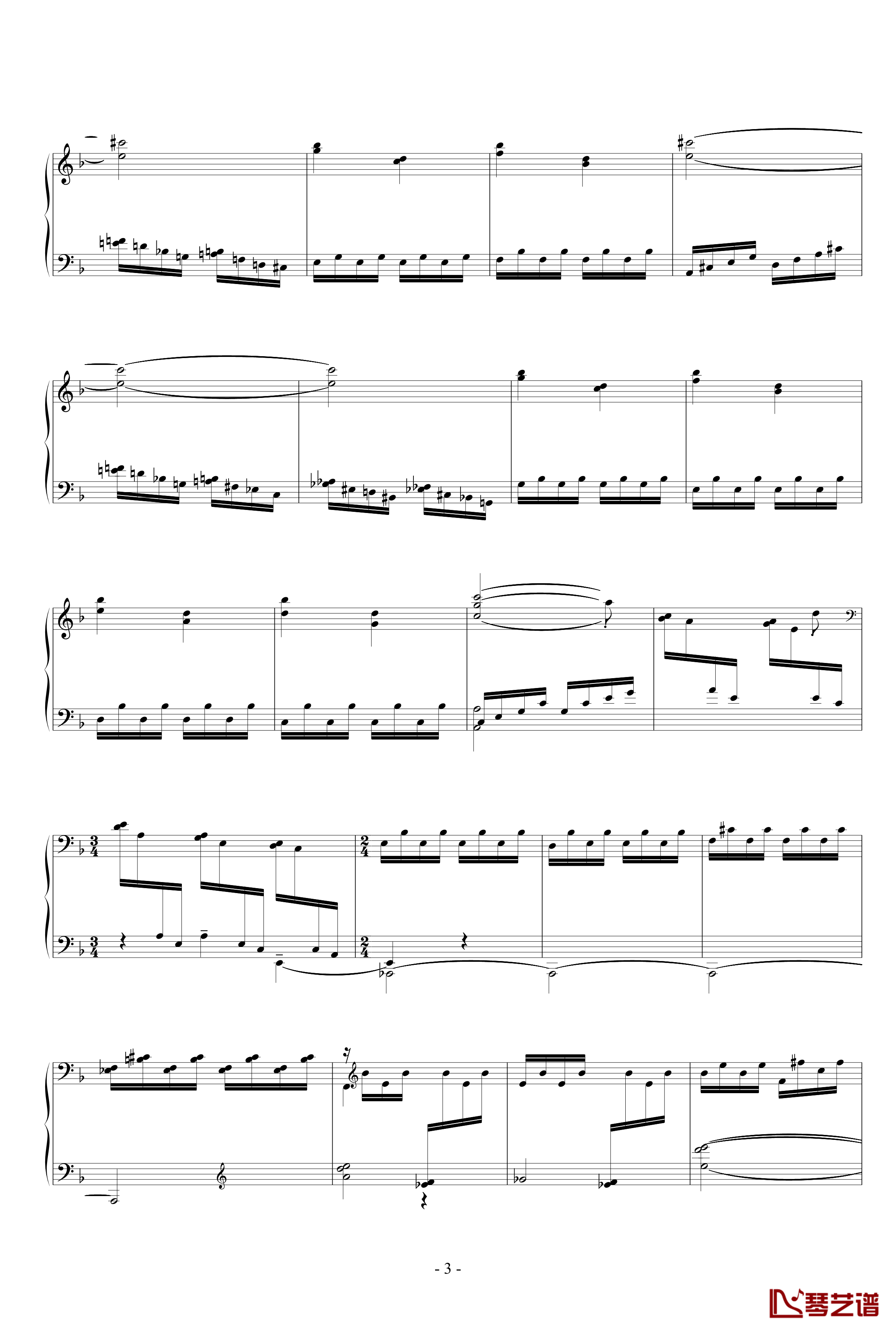 冥想集钢琴谱-修改-升c小调31