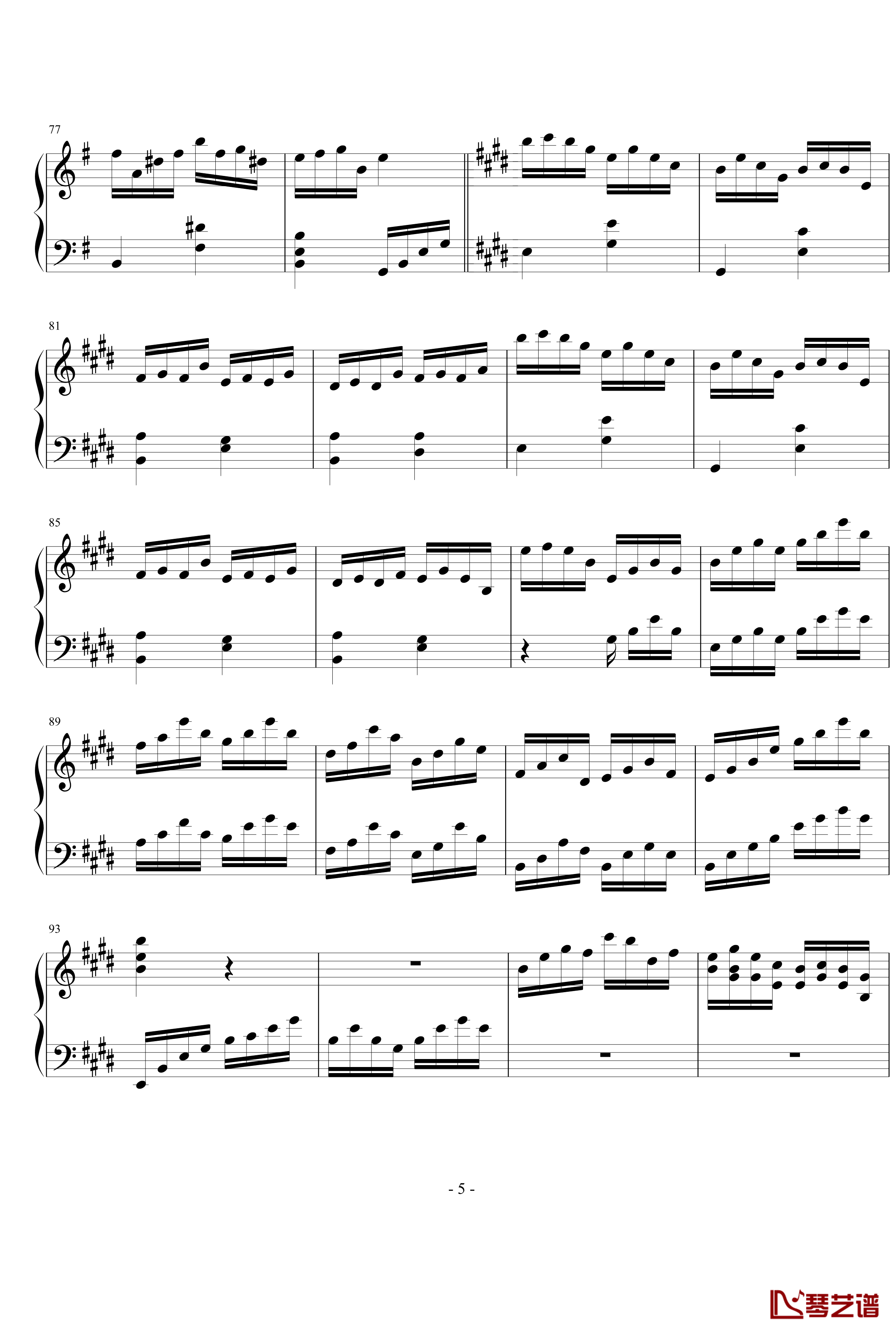 E大调回旋曲钢琴谱-费伦斯特19915
