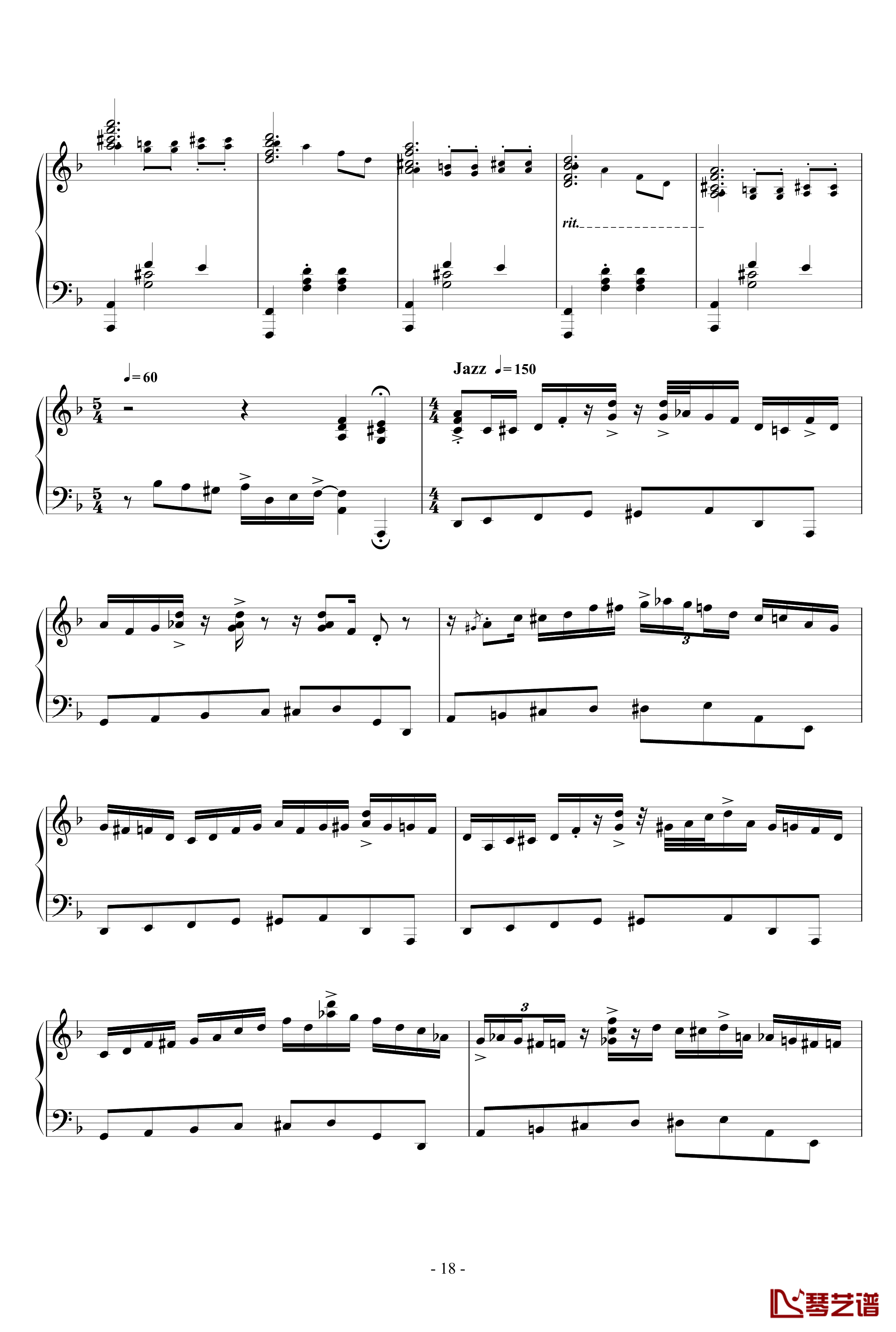 Capriccio For jubeat钢琴谱-芮-Really18