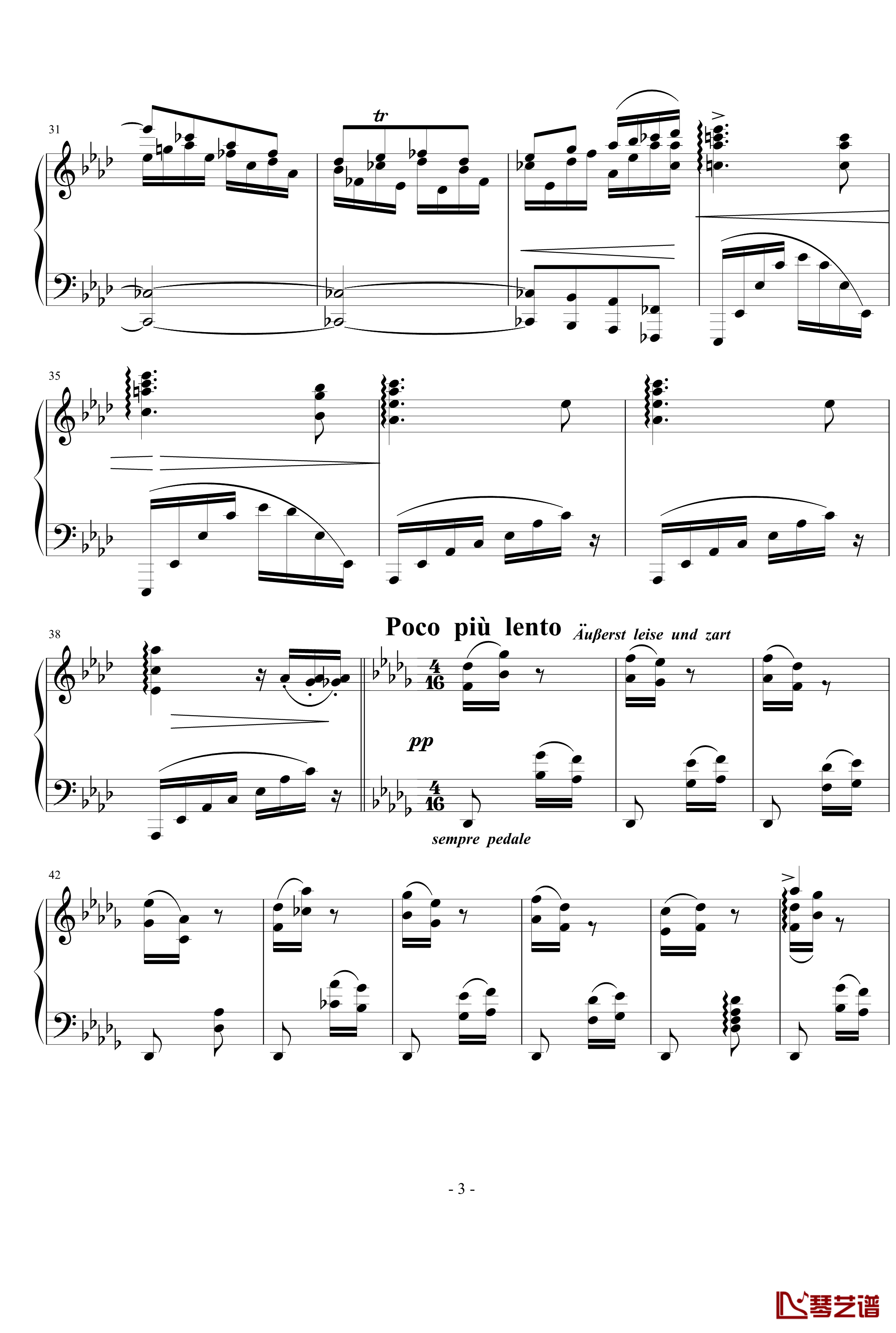 行板钢琴谱-勃拉姆斯-Brahms3
