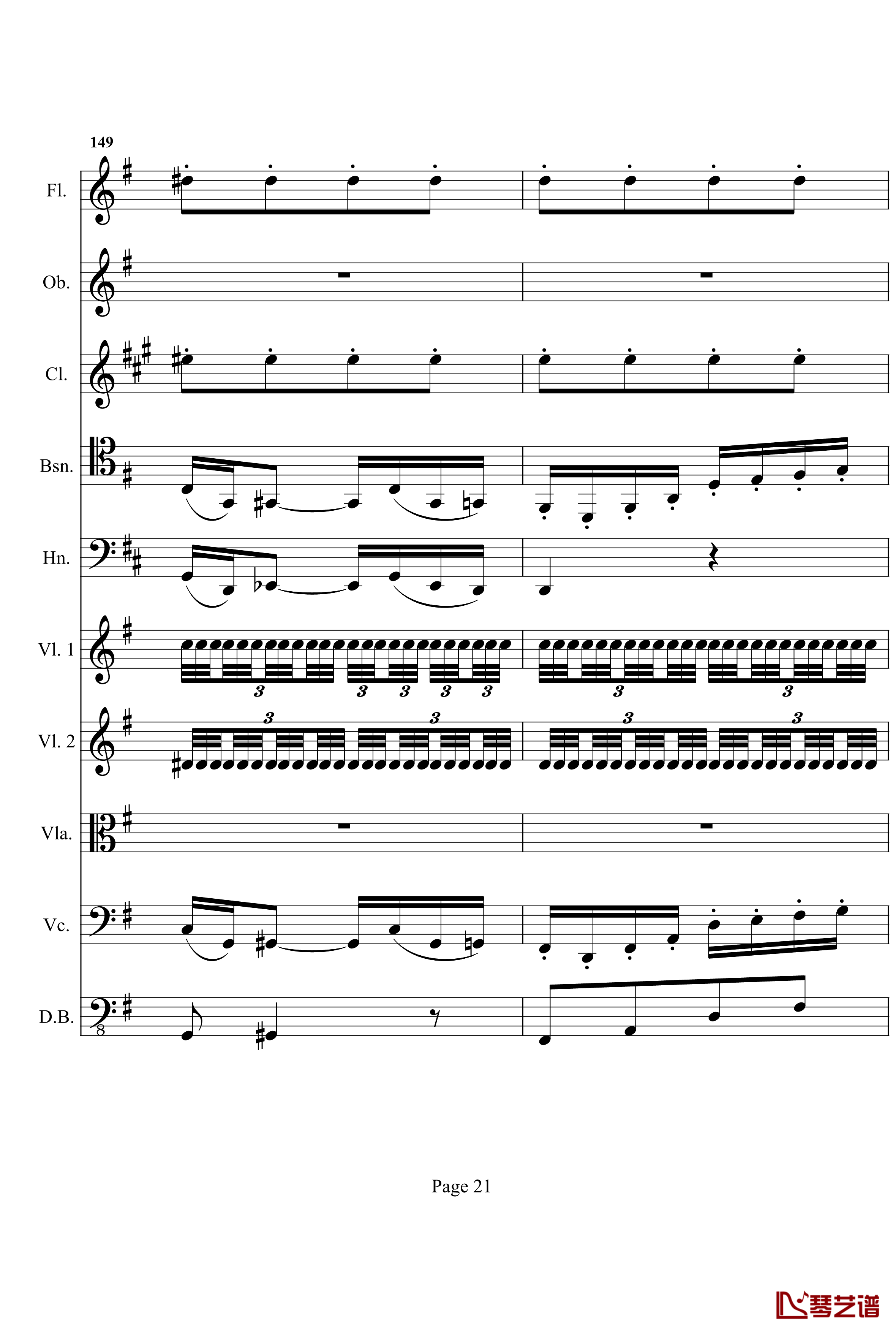 奏鸣曲之交响钢琴谱- 第十首-Ⅰ-贝多芬-beethoven21