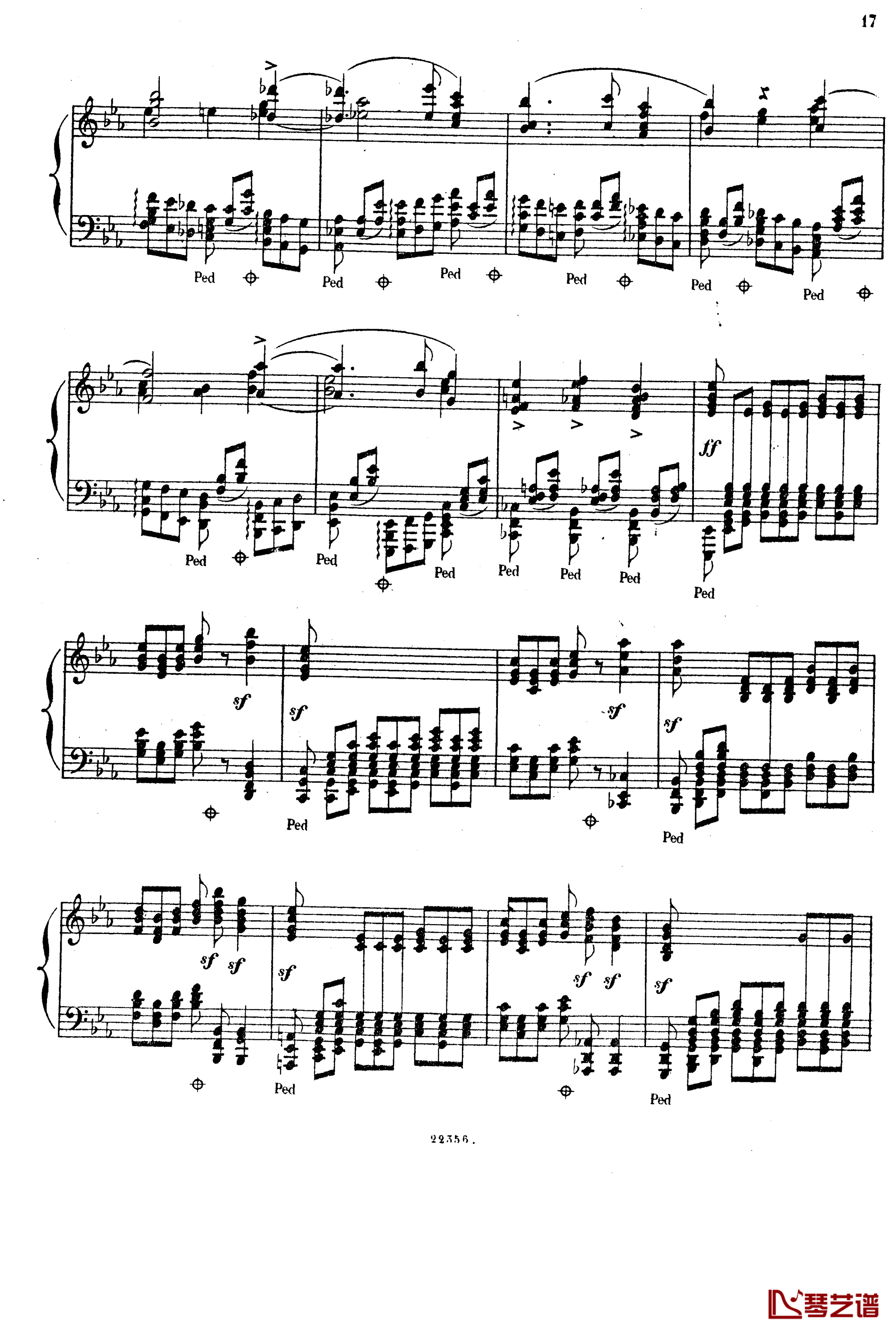  前奏曲与赋格 Op.6钢琴谱-斯甘巴蒂16