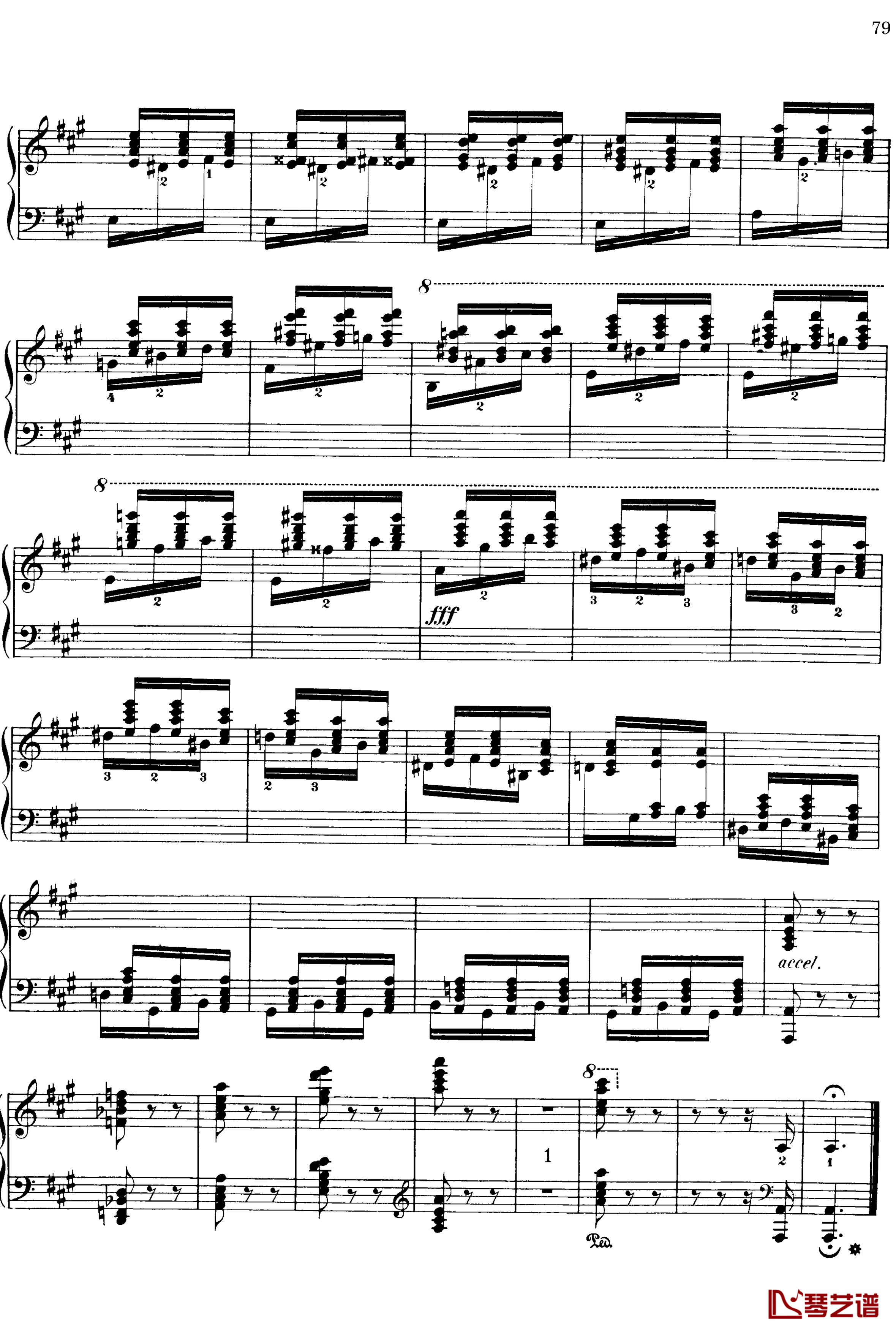 西班牙随想曲 Op.37钢琴谱-莫什科夫斯基-Moszkowski14