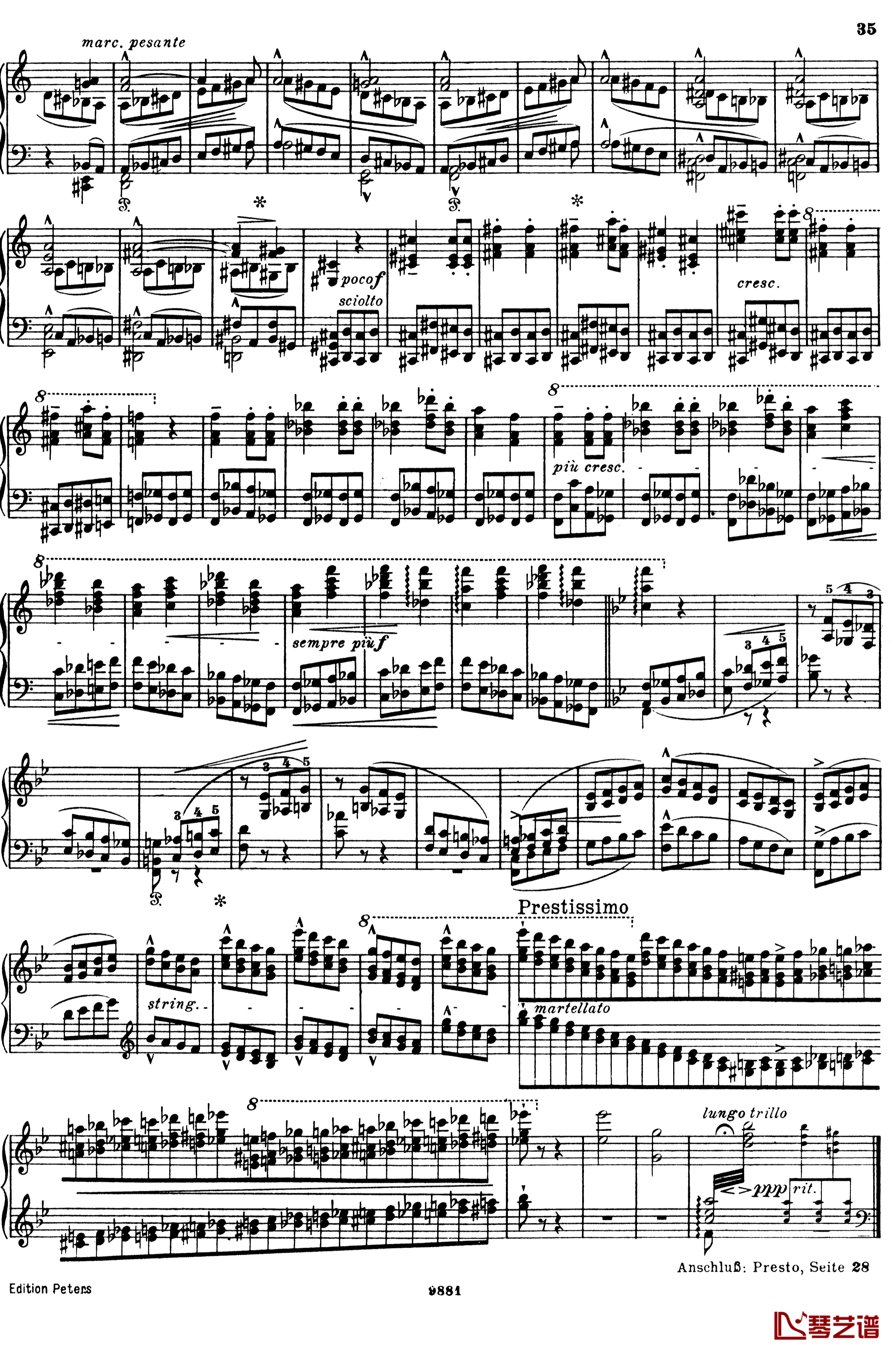 唐璜的回忆钢琴谱-李斯特 S.418-李斯特35