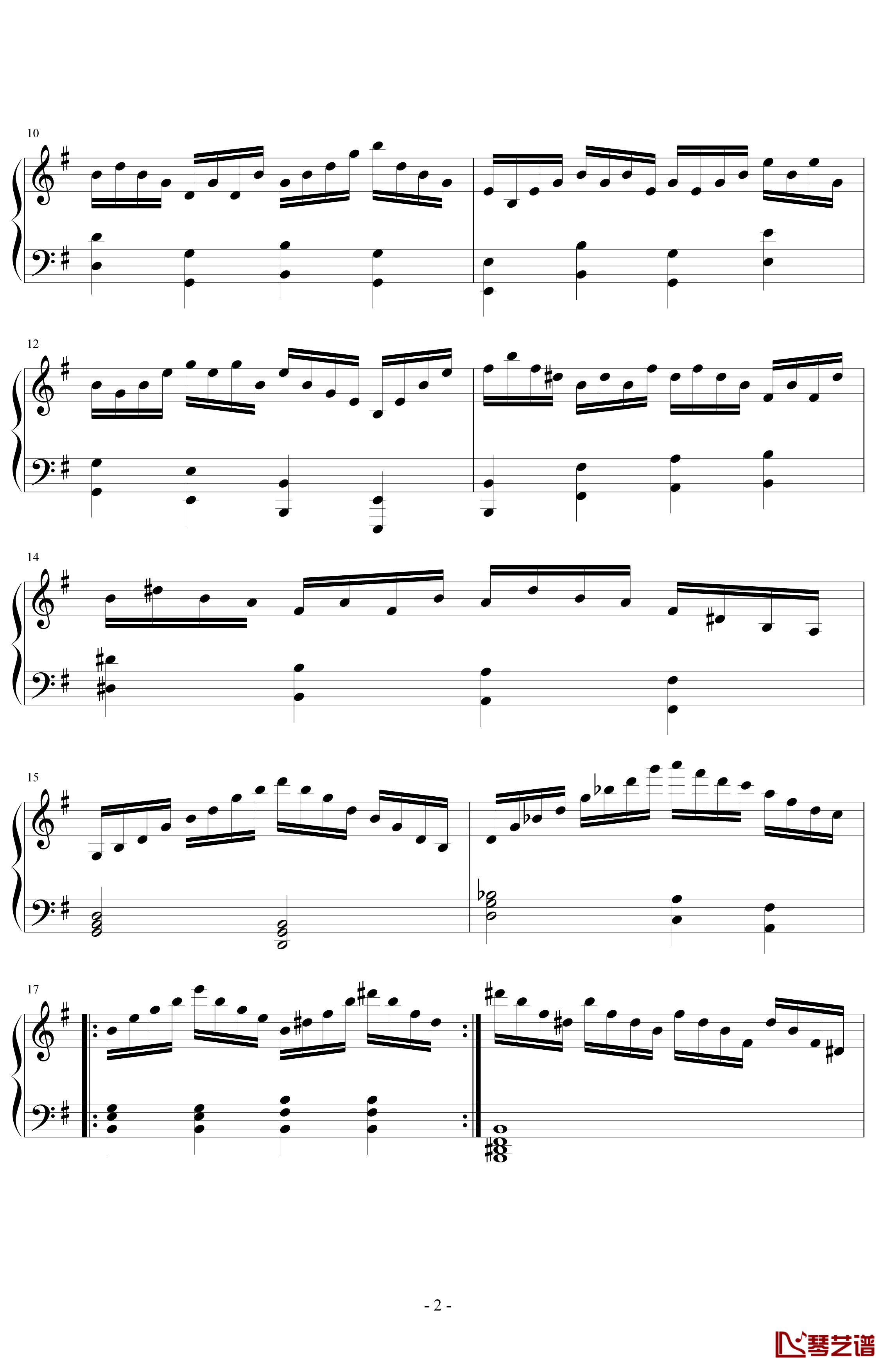 G大调第五练习曲钢琴谱-PARROT1862
