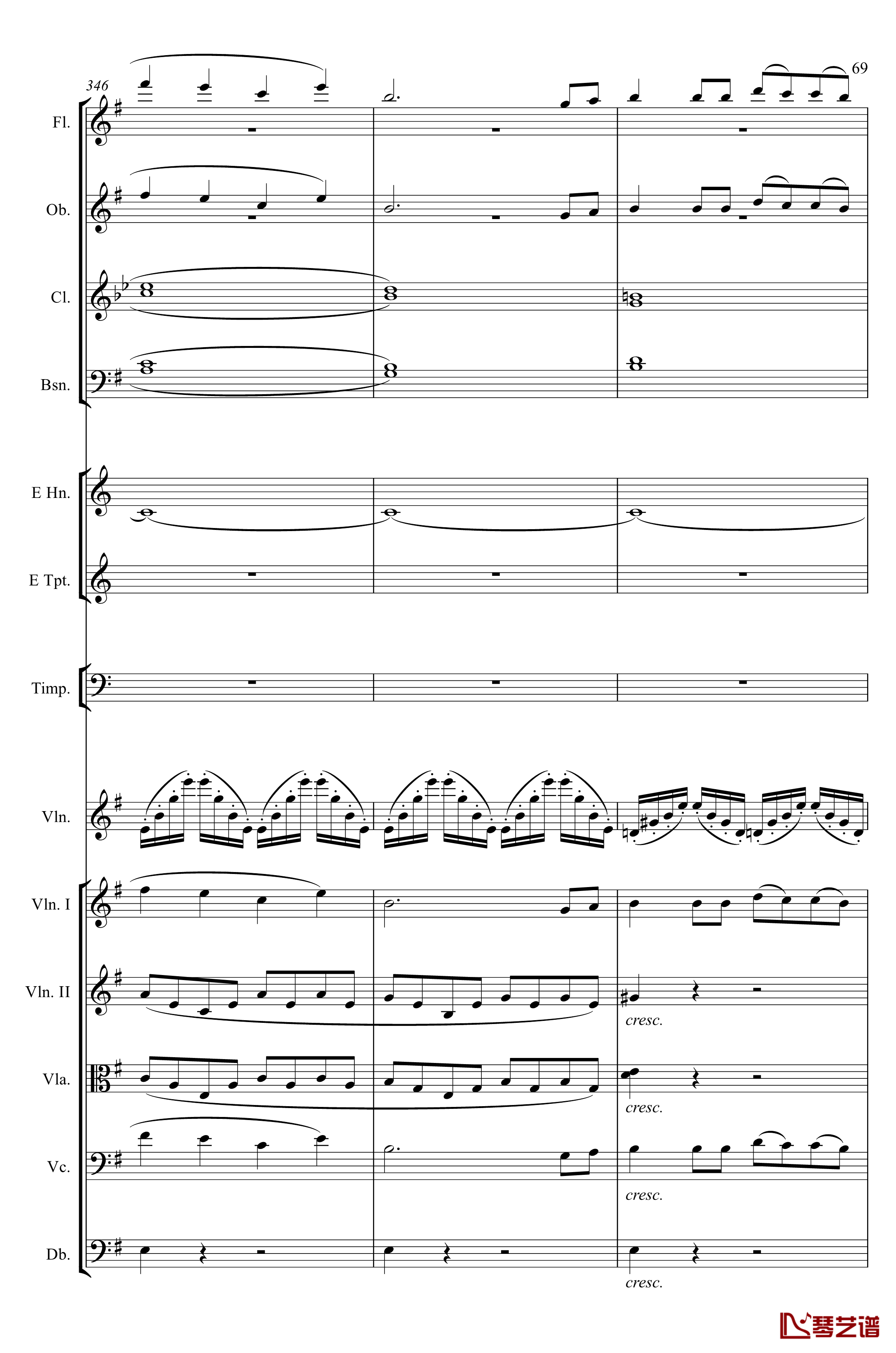 e小调小提琴协奏曲Op.64钢琴谱-第一乐章-门德尔松69