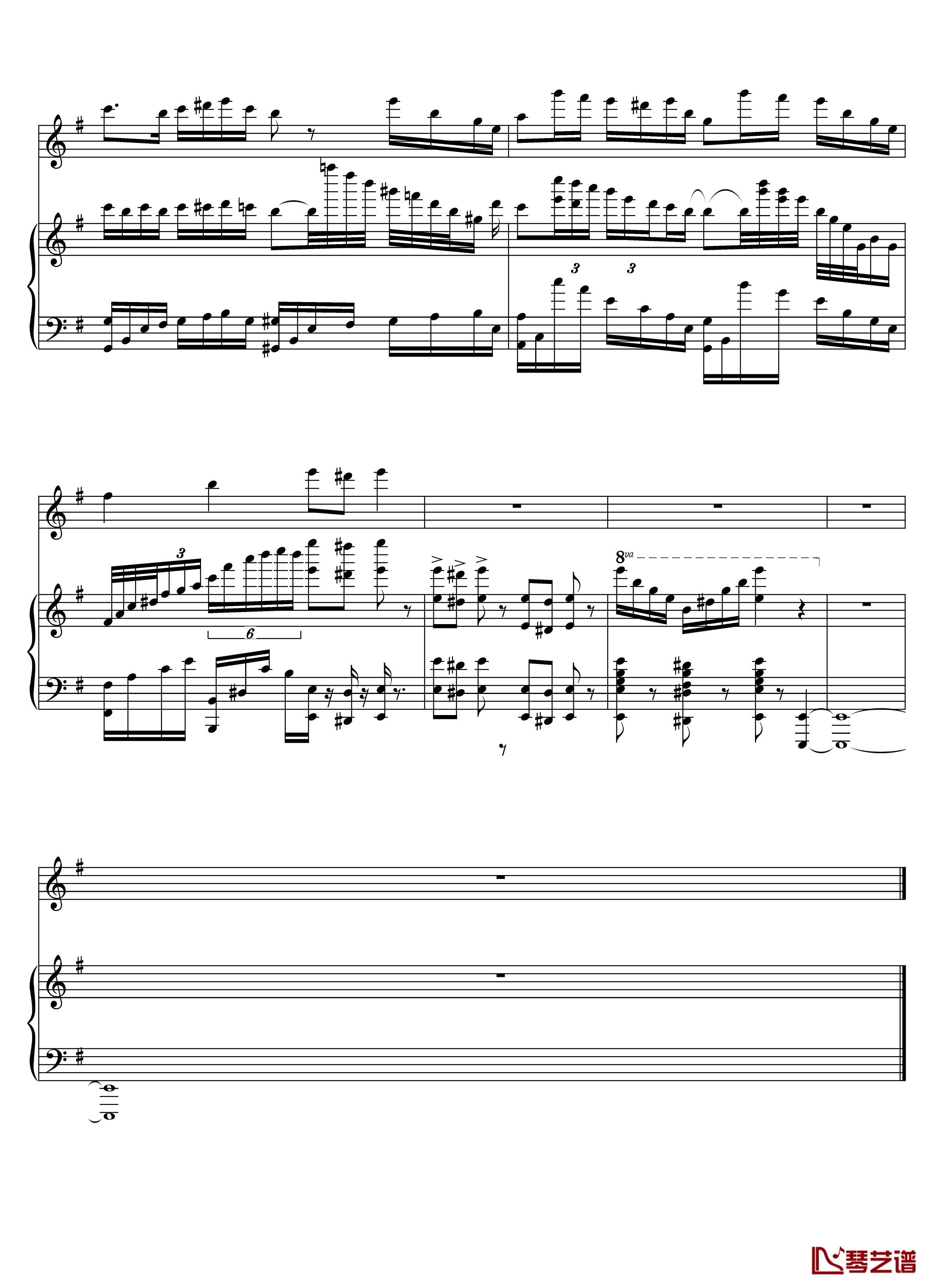 Parodia Sonatina钢琴谱-Deemo29