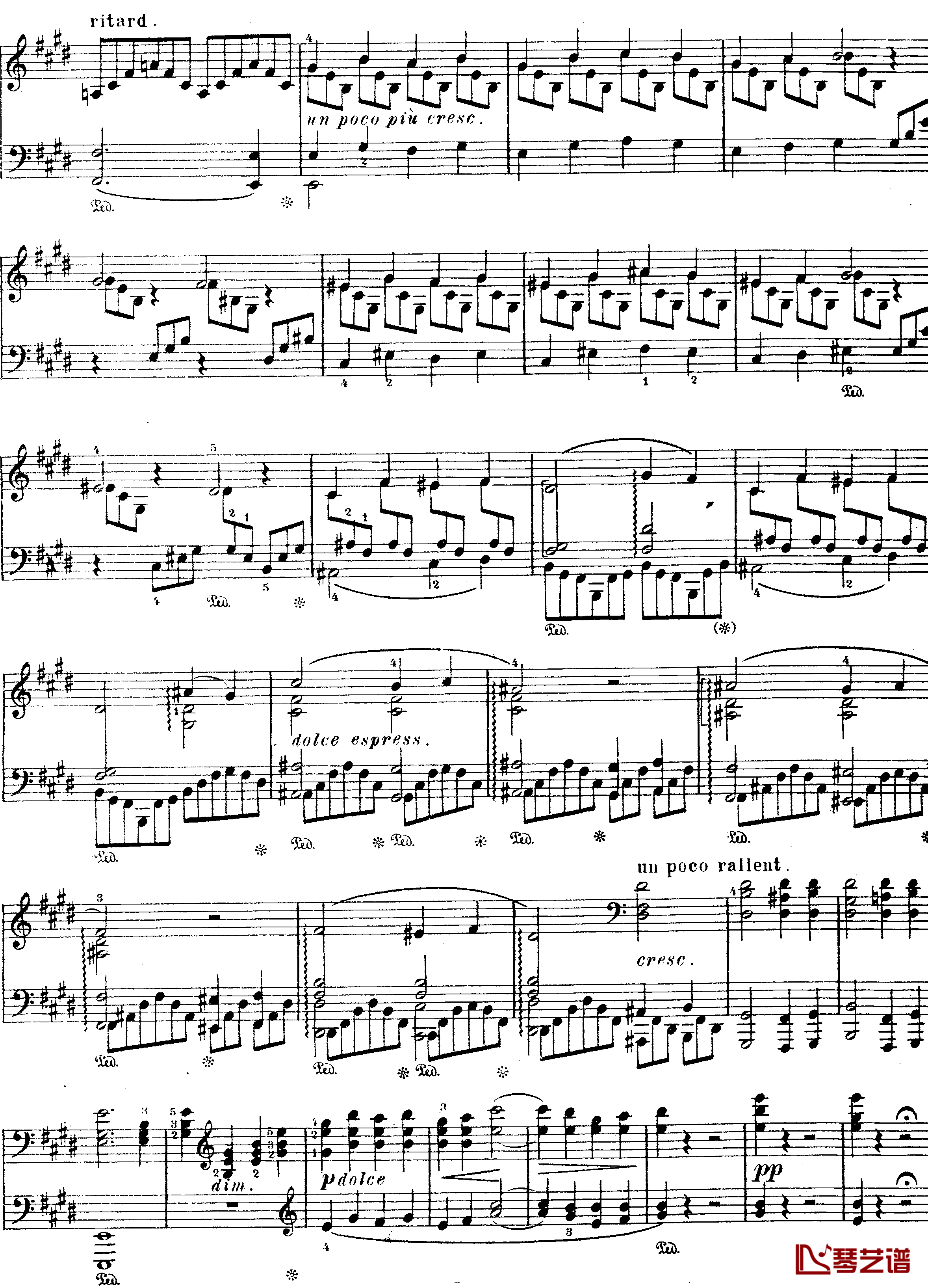 圣多萝西娅S.187钢琴谱-李斯特2