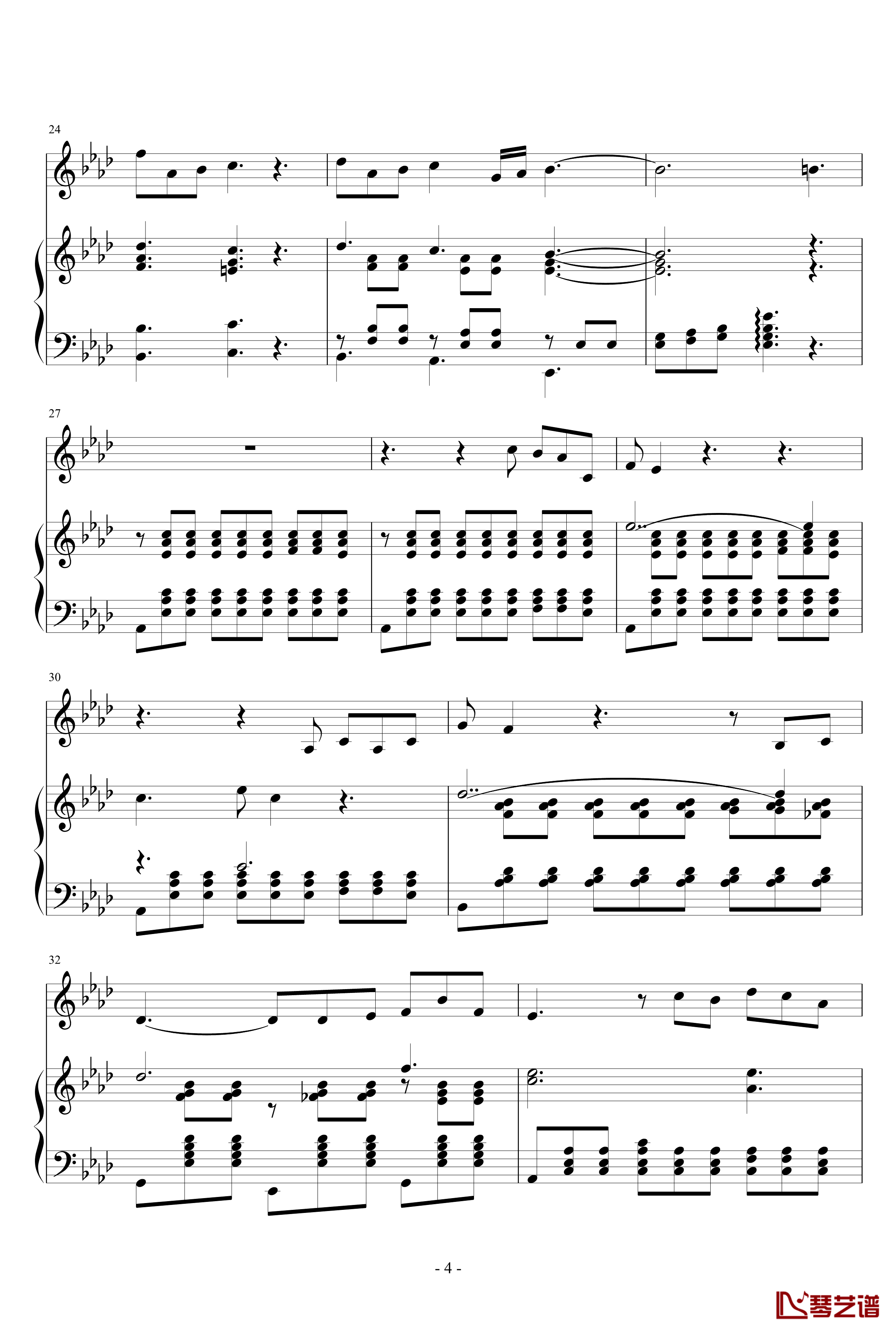 Art Song for winter钢琴谱-nzh19344