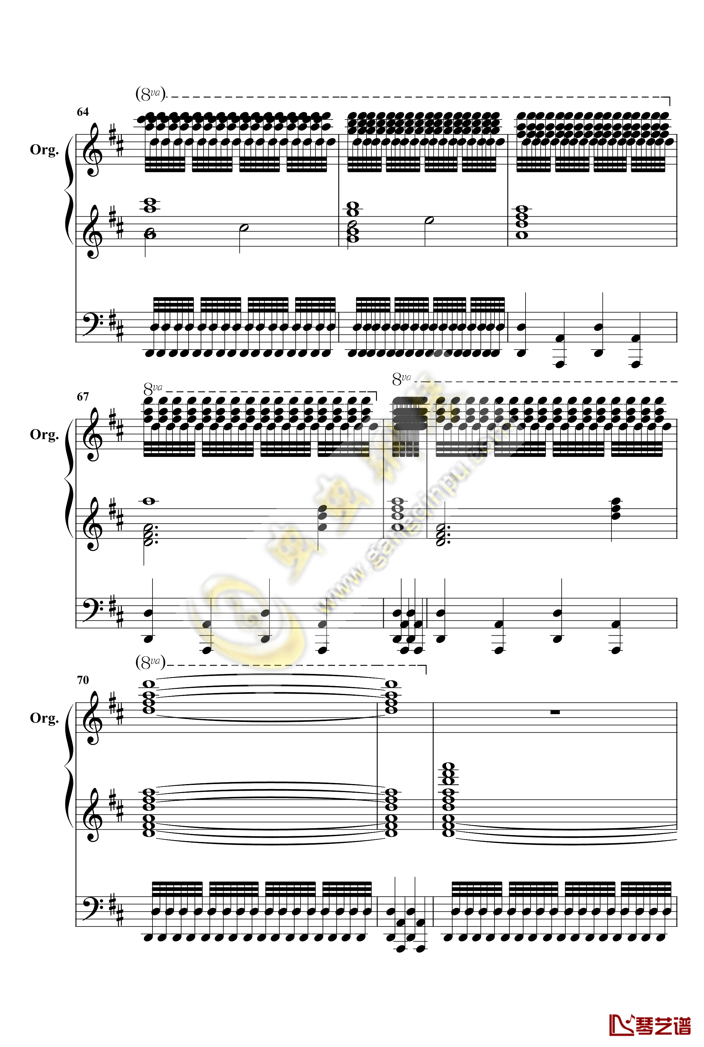 第三交响曲末乐章尾声钢琴版钢琴谱-马勒-Z.D.Lin8