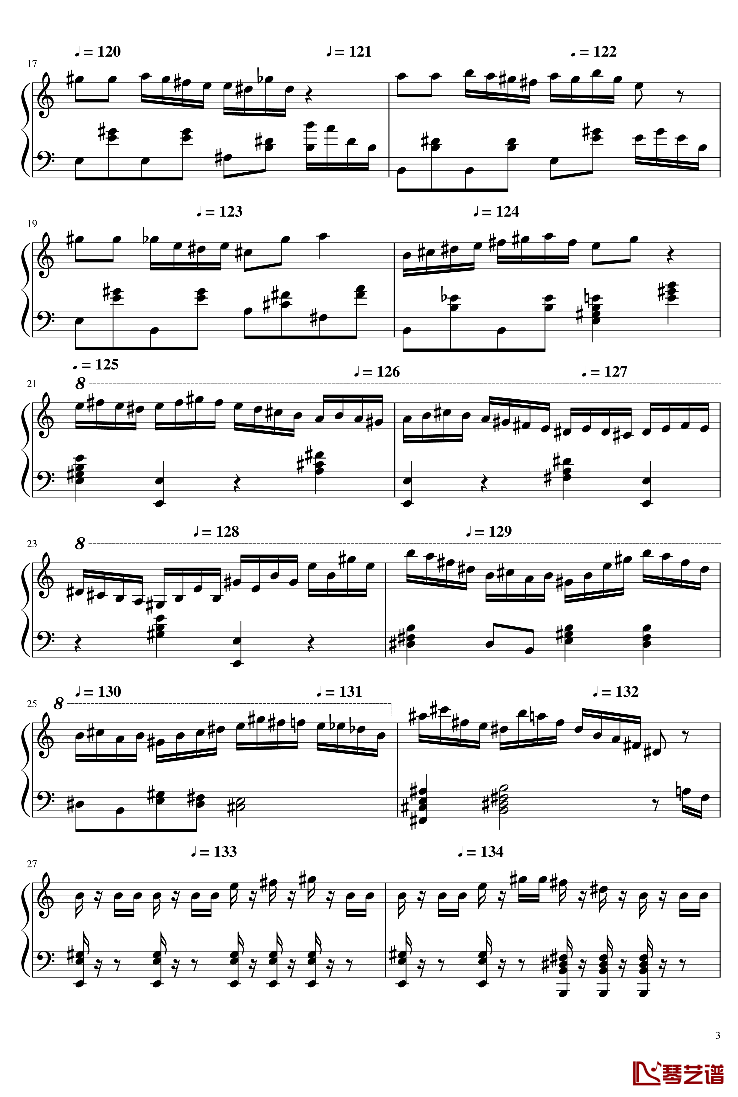 大师赛钢琴谱-钢琴块23