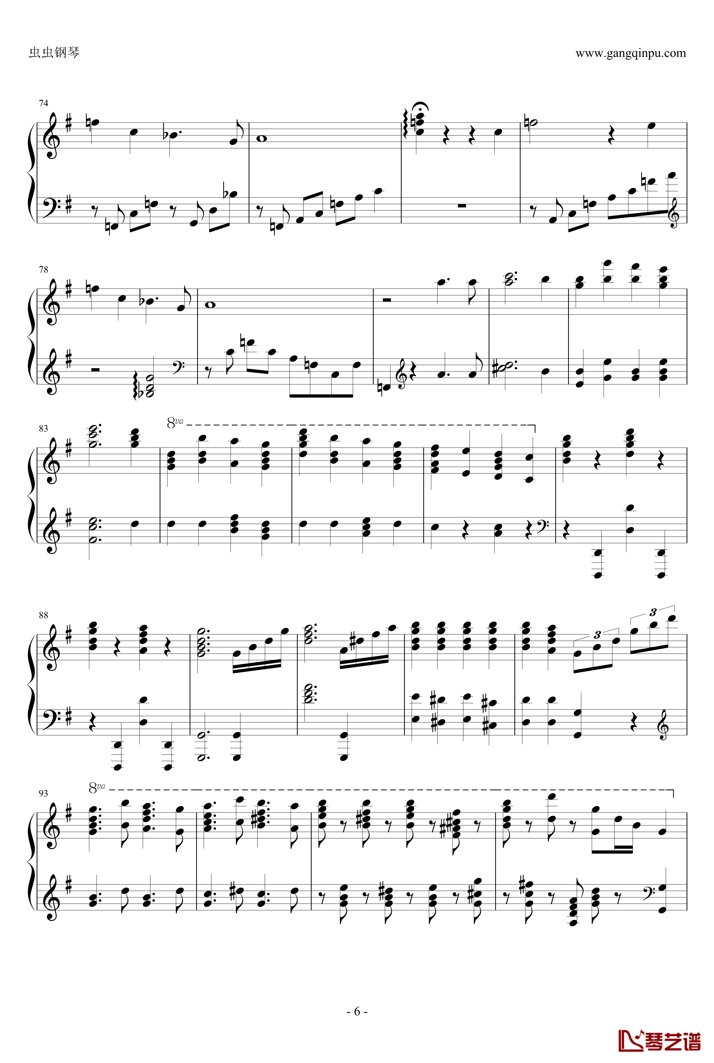 New World Concerto钢琴谱-新世界钢琴协奏曲-马克西姆演奏版本-Maksim·Mrvica6