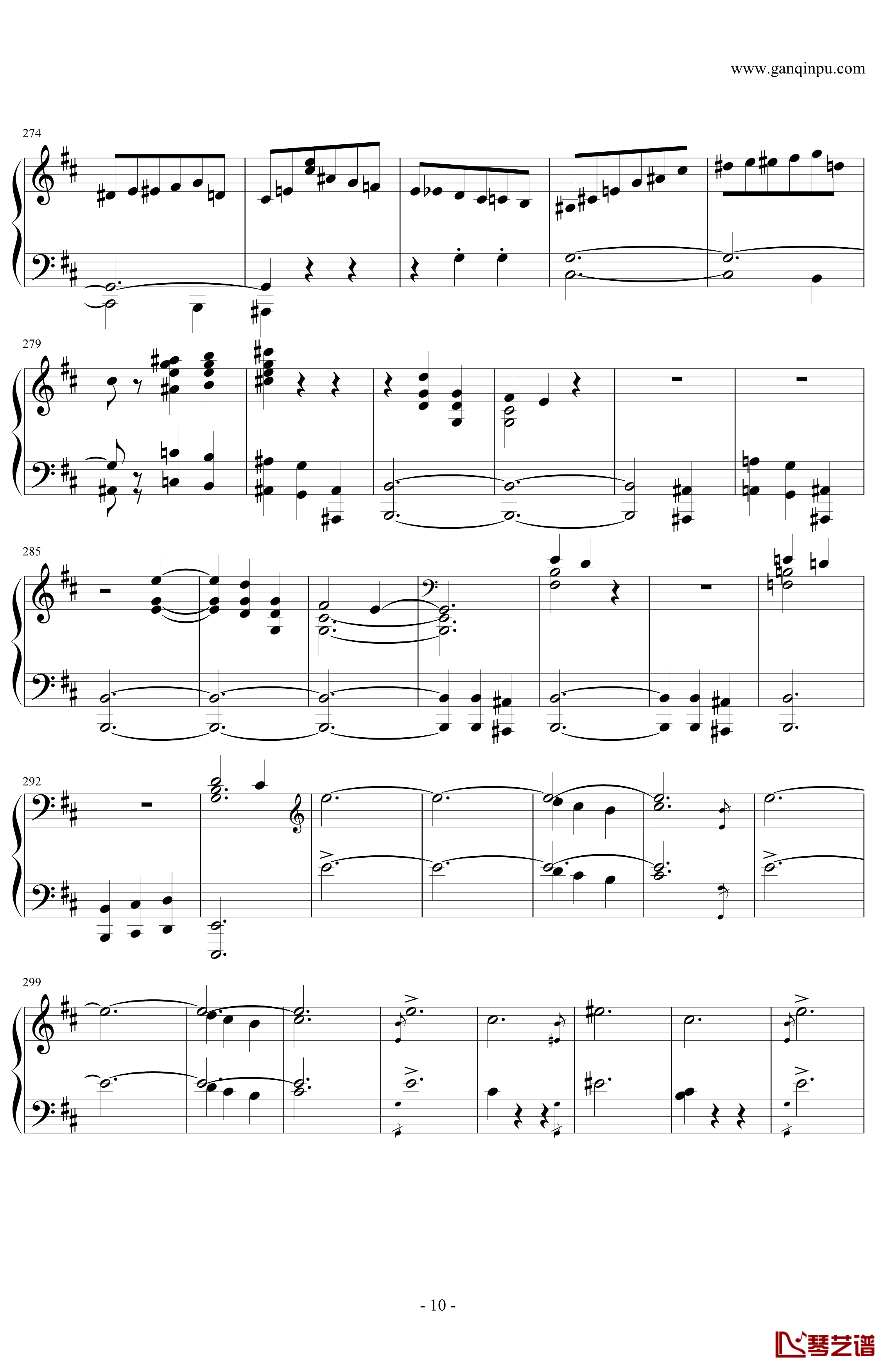 肖邦第一谐谑曲钢琴谱-肖邦-chopin10