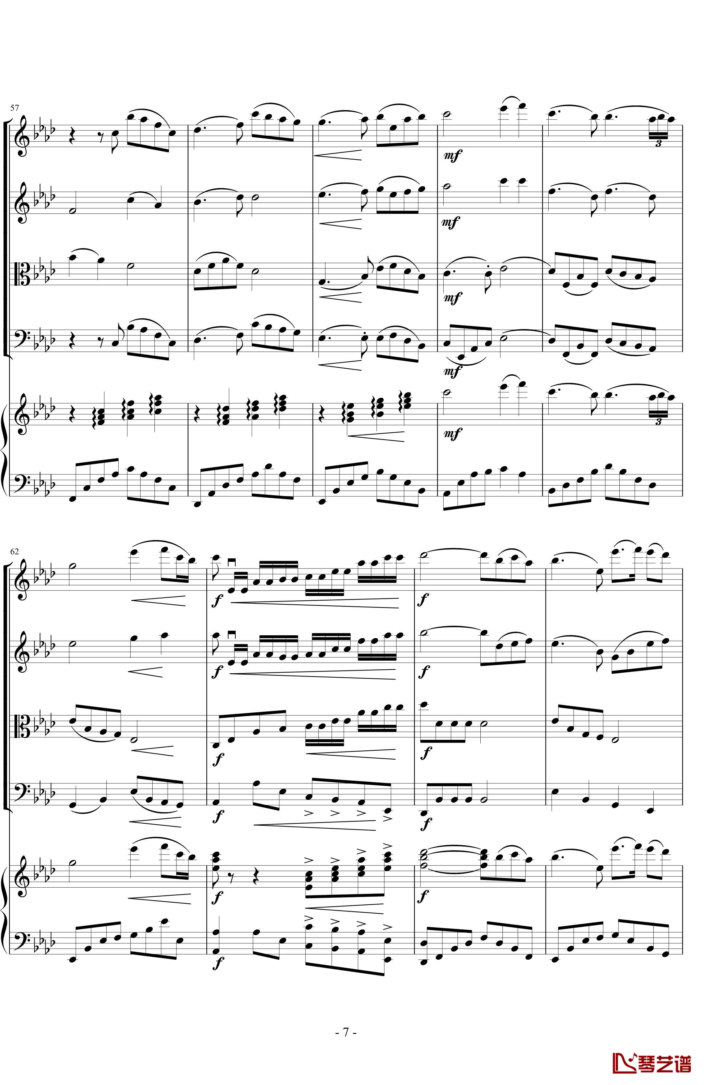 adagio in c minor钢琴谱-柔版-雅尼7