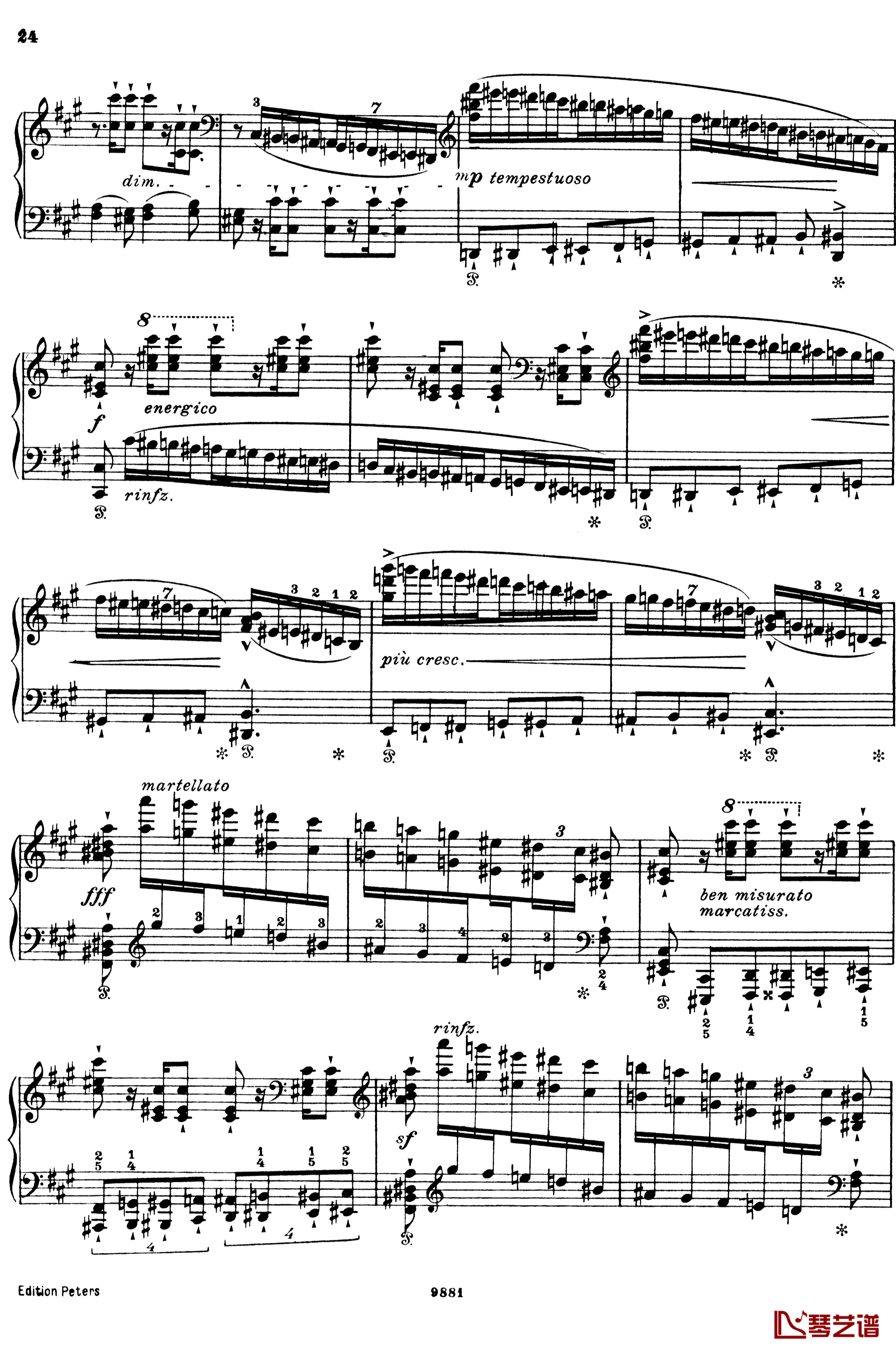唐璜的回忆钢琴谱-李斯特 S.418-李斯特24