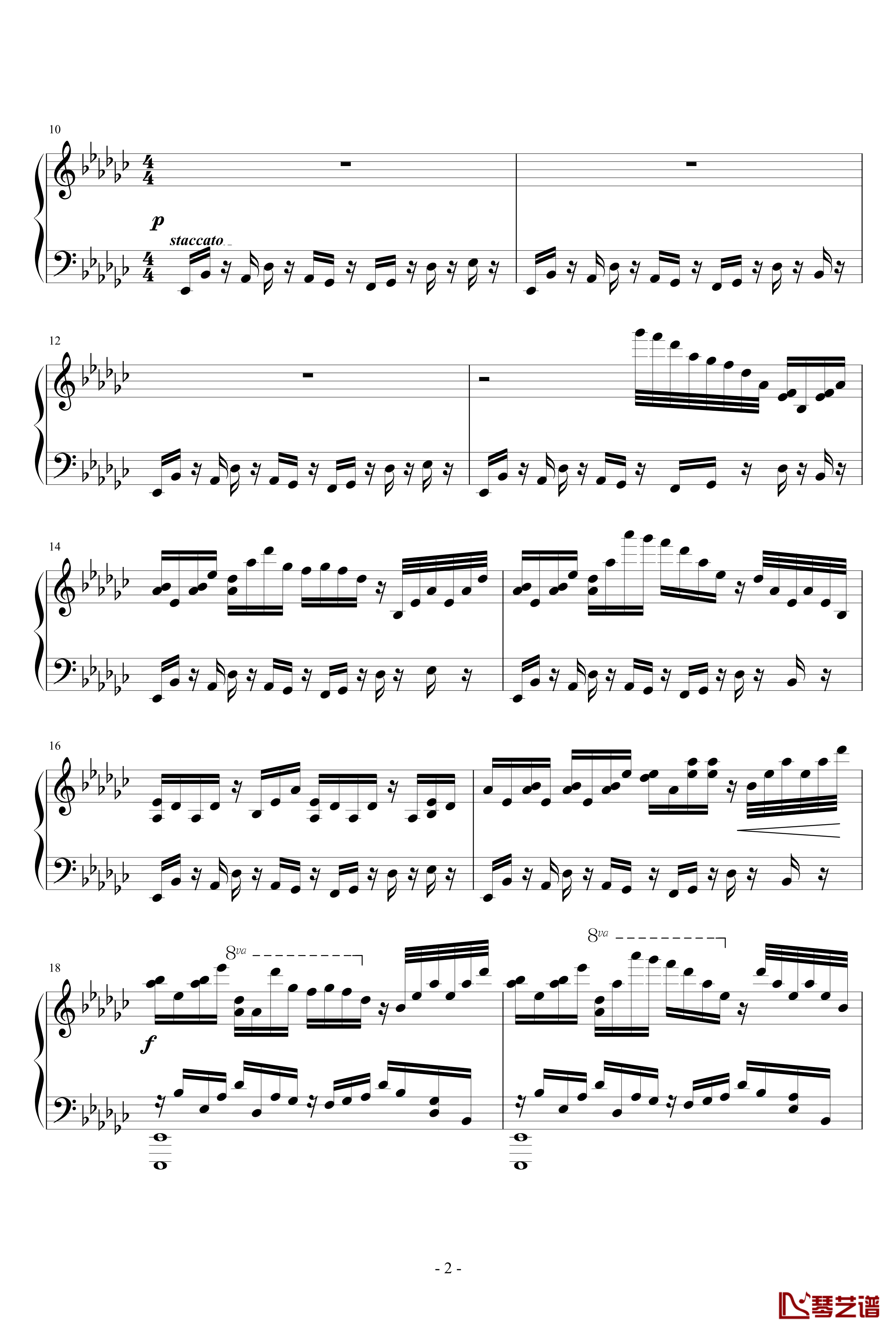 kouyou钢琴谱-Piano Arrangement-Deemo2