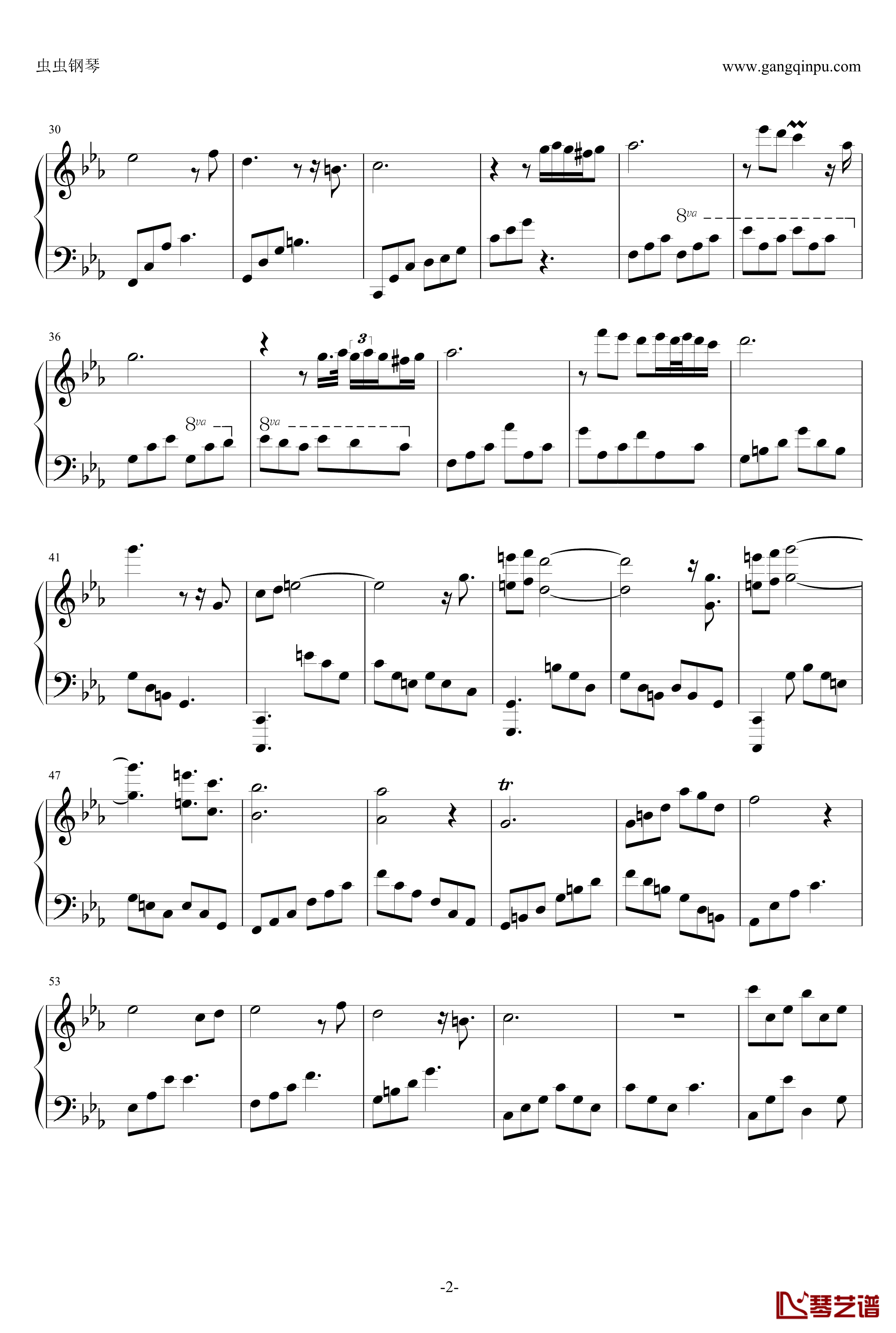Huljic Lyra钢琴谱-马克西姆-Maksim·Mrvica2