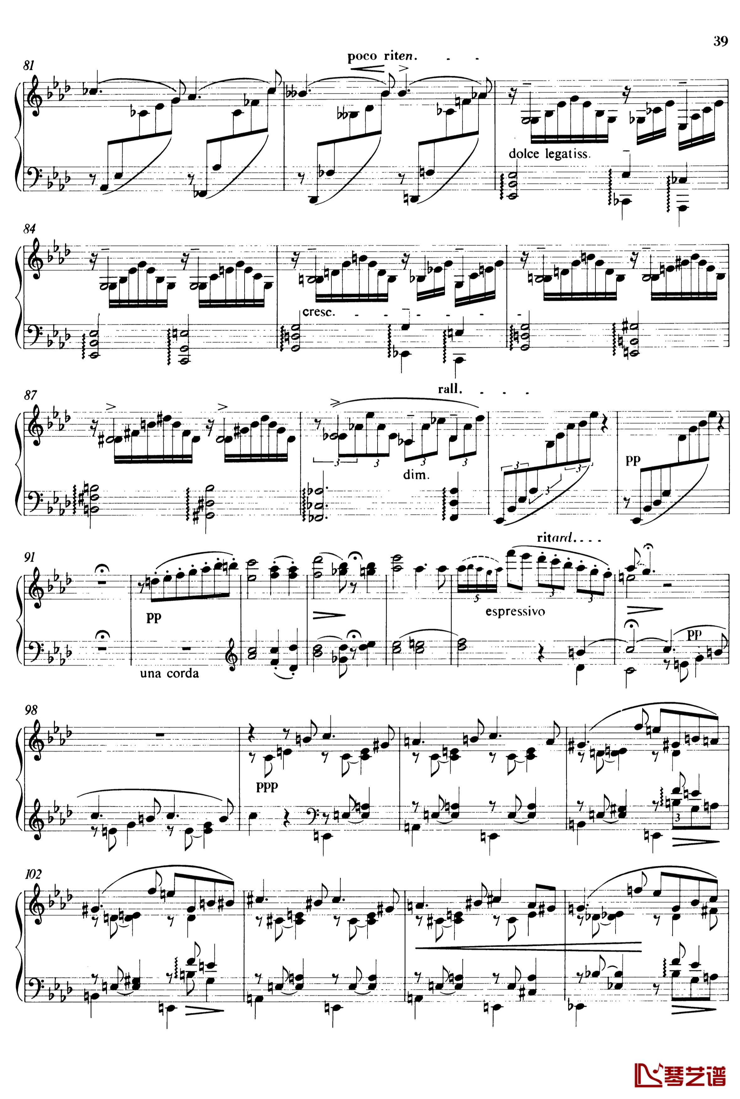 李斯特悲歌钢琴谱S.168-普契尼6