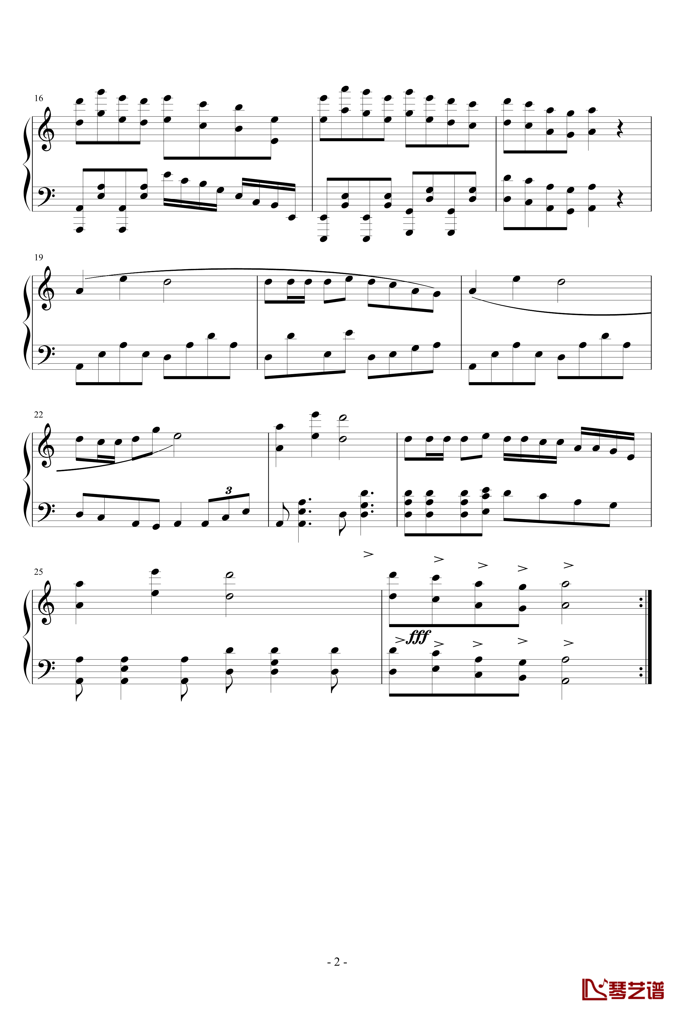 猫咪宝贝钢琴谱-超可爱版-未知分类2