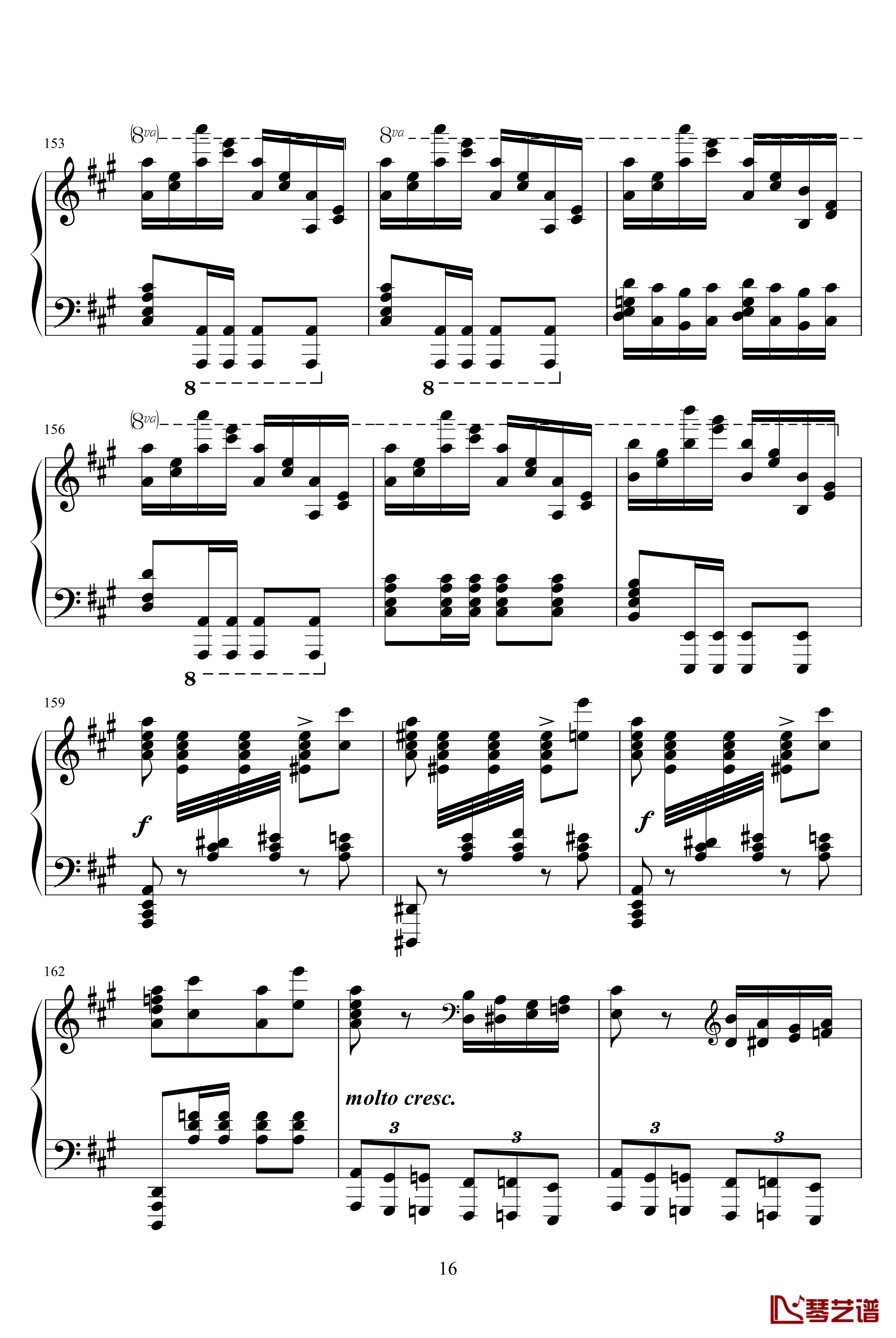 土耳其进行曲钢琴谱-原版-莫扎特-瓦洛多斯16