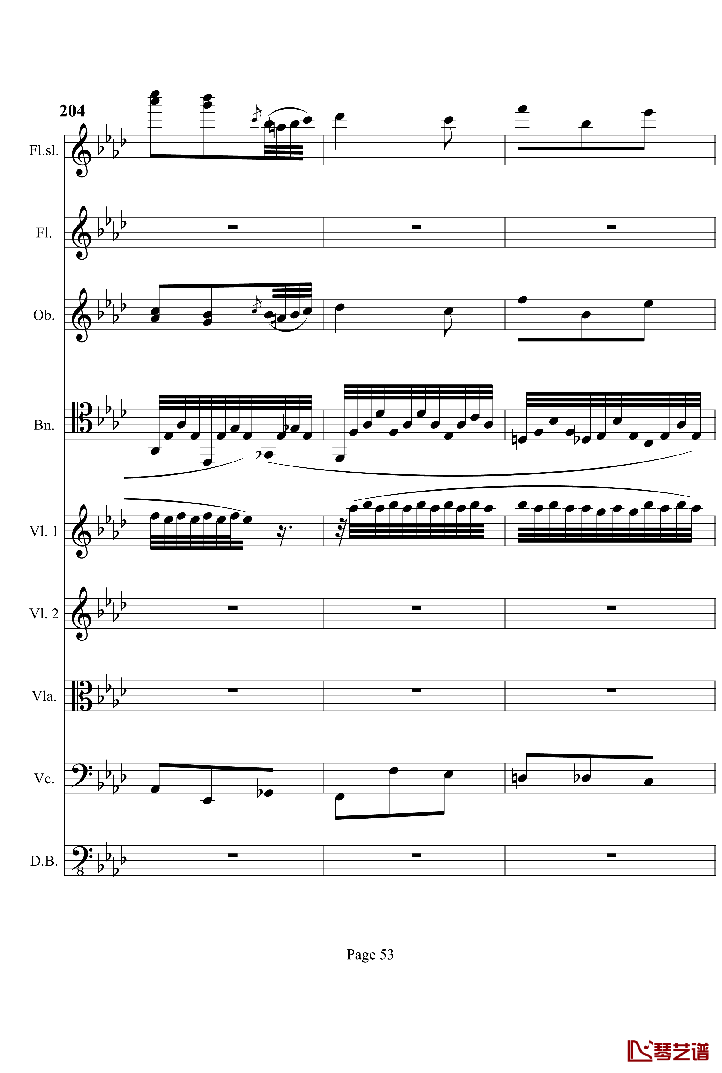 奏鸣曲之交响钢琴谱-第12首-Ⅰ-贝多芬-beethoven53