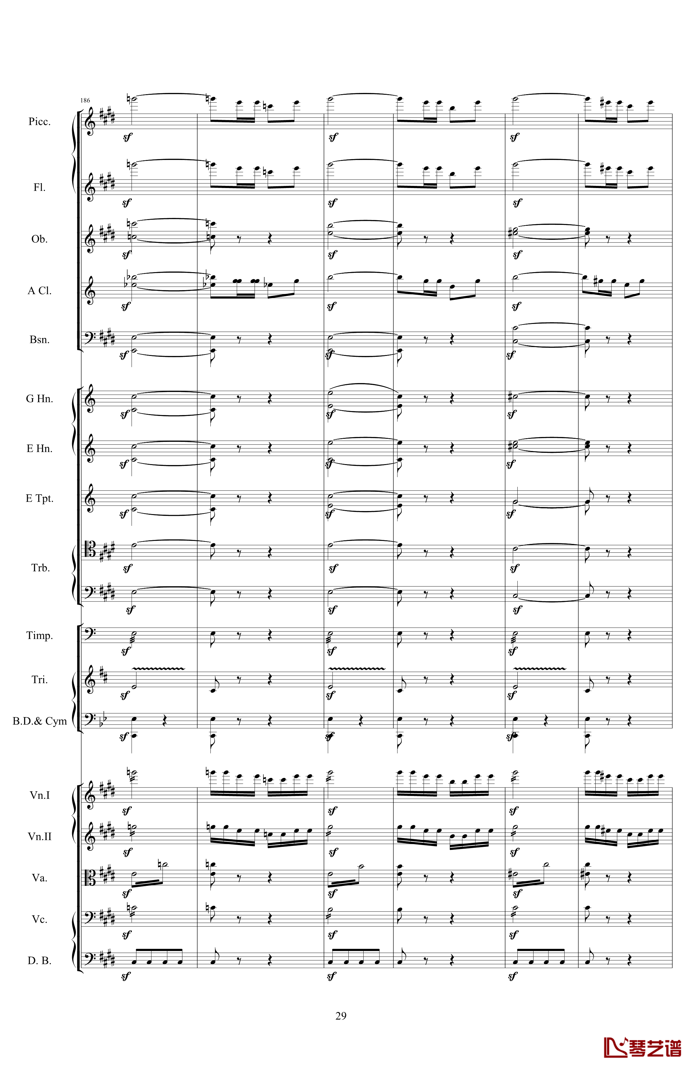 威廉退尔序曲钢琴谱-原版扒谱-罗西尼29