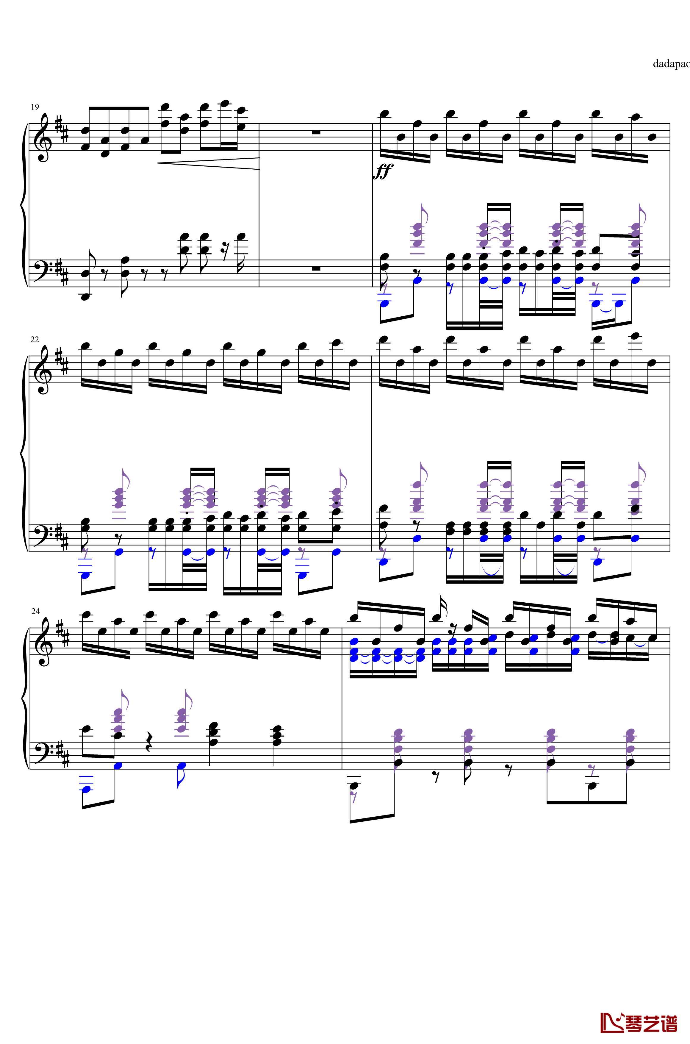 despacito钢琴谱-特别版-洋基老爹2