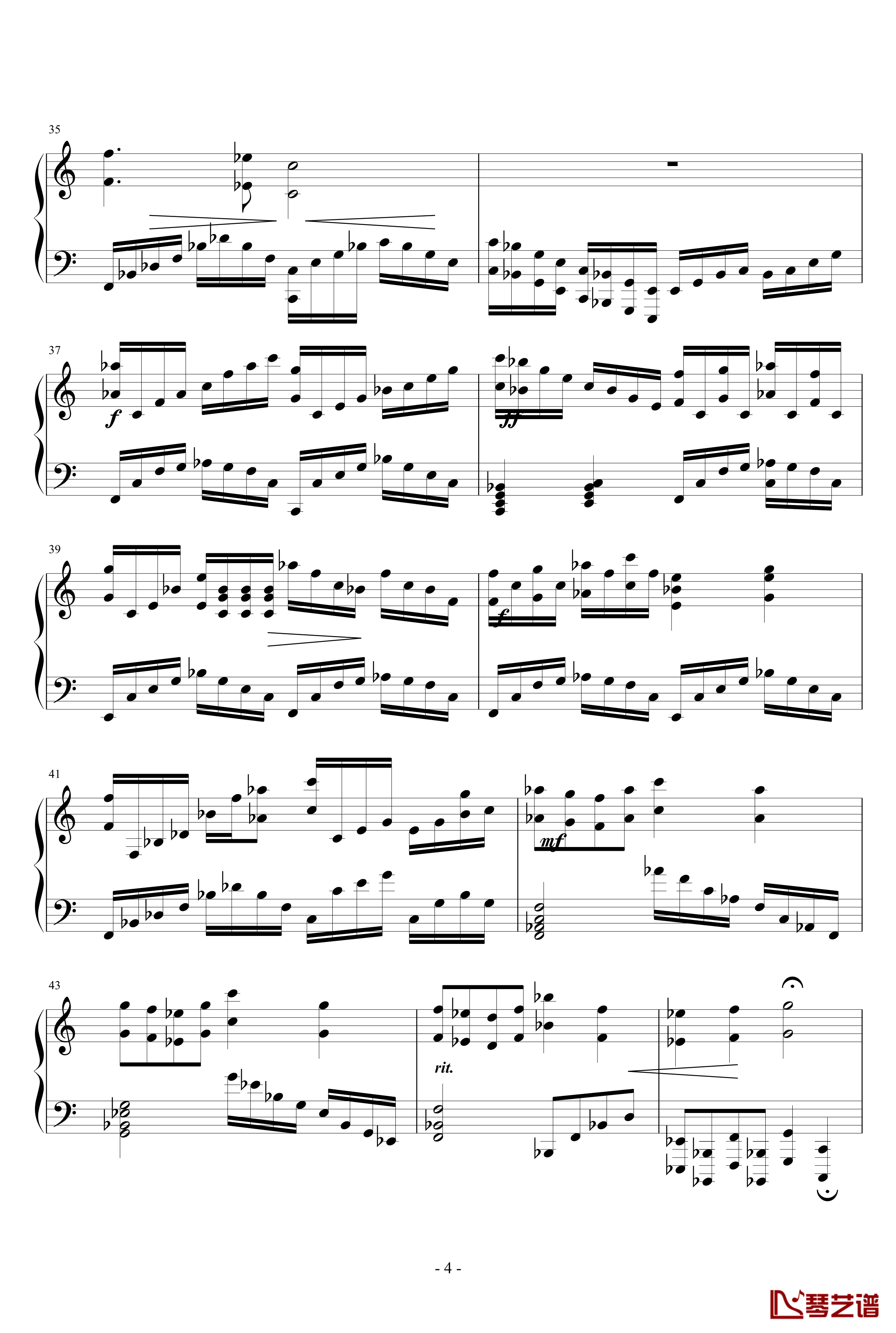 幻想世界1钢琴谱-ezyhdxm4