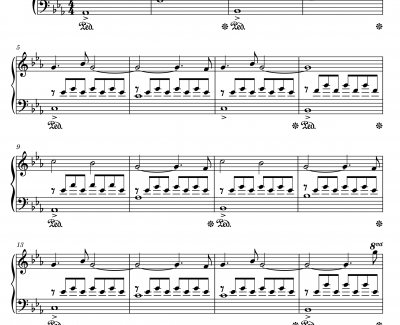 Dearest Hue 钢琴谱-Hue Main Theme-Alkis Livathinos