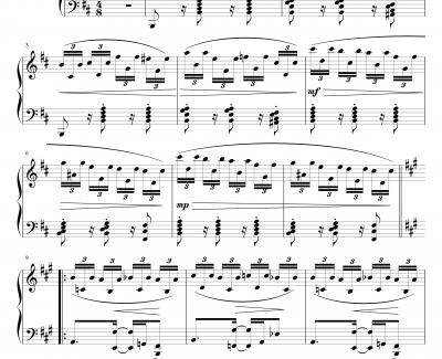 Etude in B minor钢琴谱-KioooS