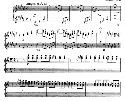 梅菲斯特圆舞曲  第三首 S.216钢琴谱-李斯特