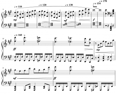 ソロモンの白椿钢琴谱-交响乐转钢琴版-碧蓝航线